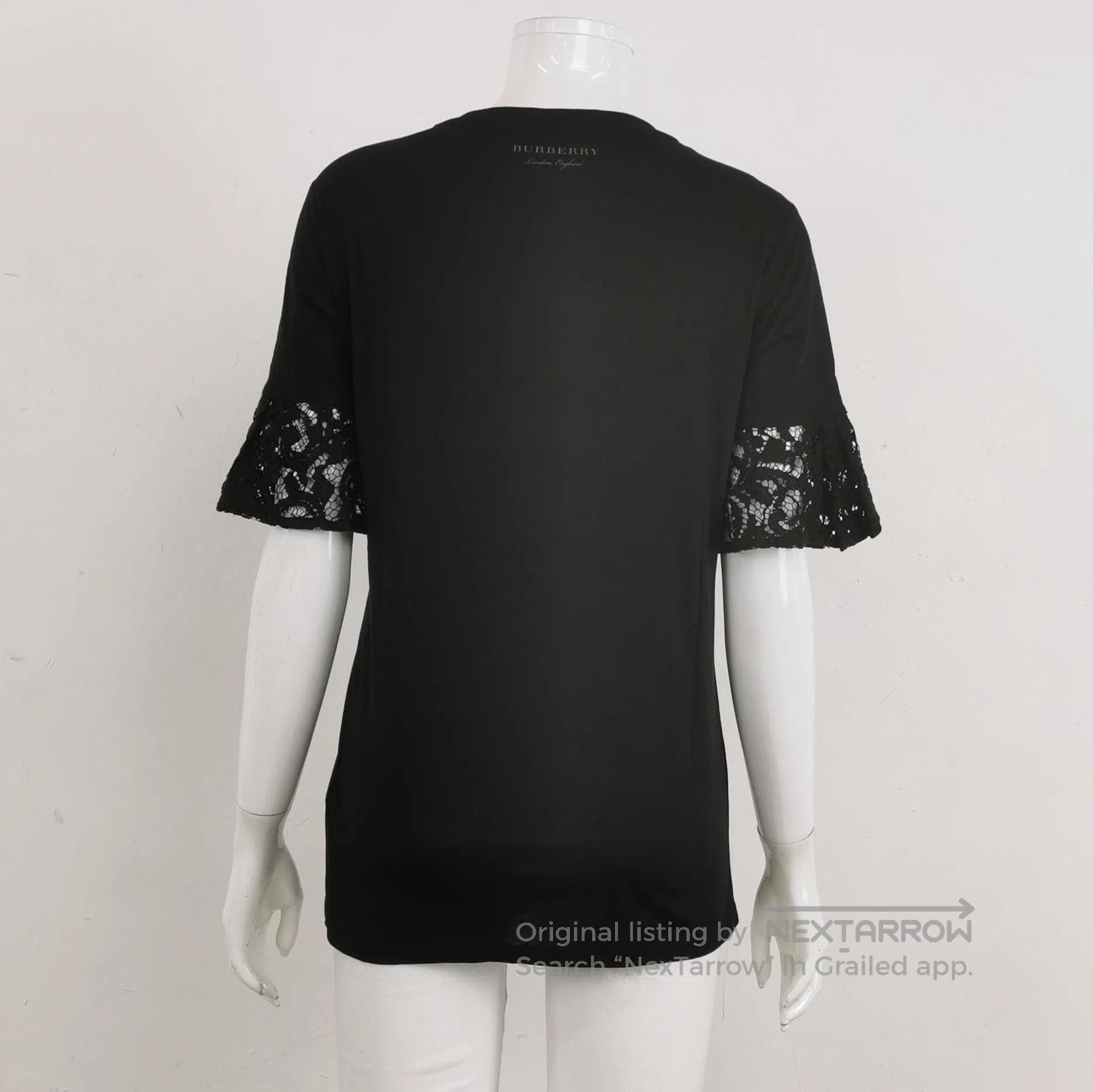 Burberry Burberry Cotton Black Round Neck T. Size US S / EU 44-46 / 1 - 2 Thumbnail