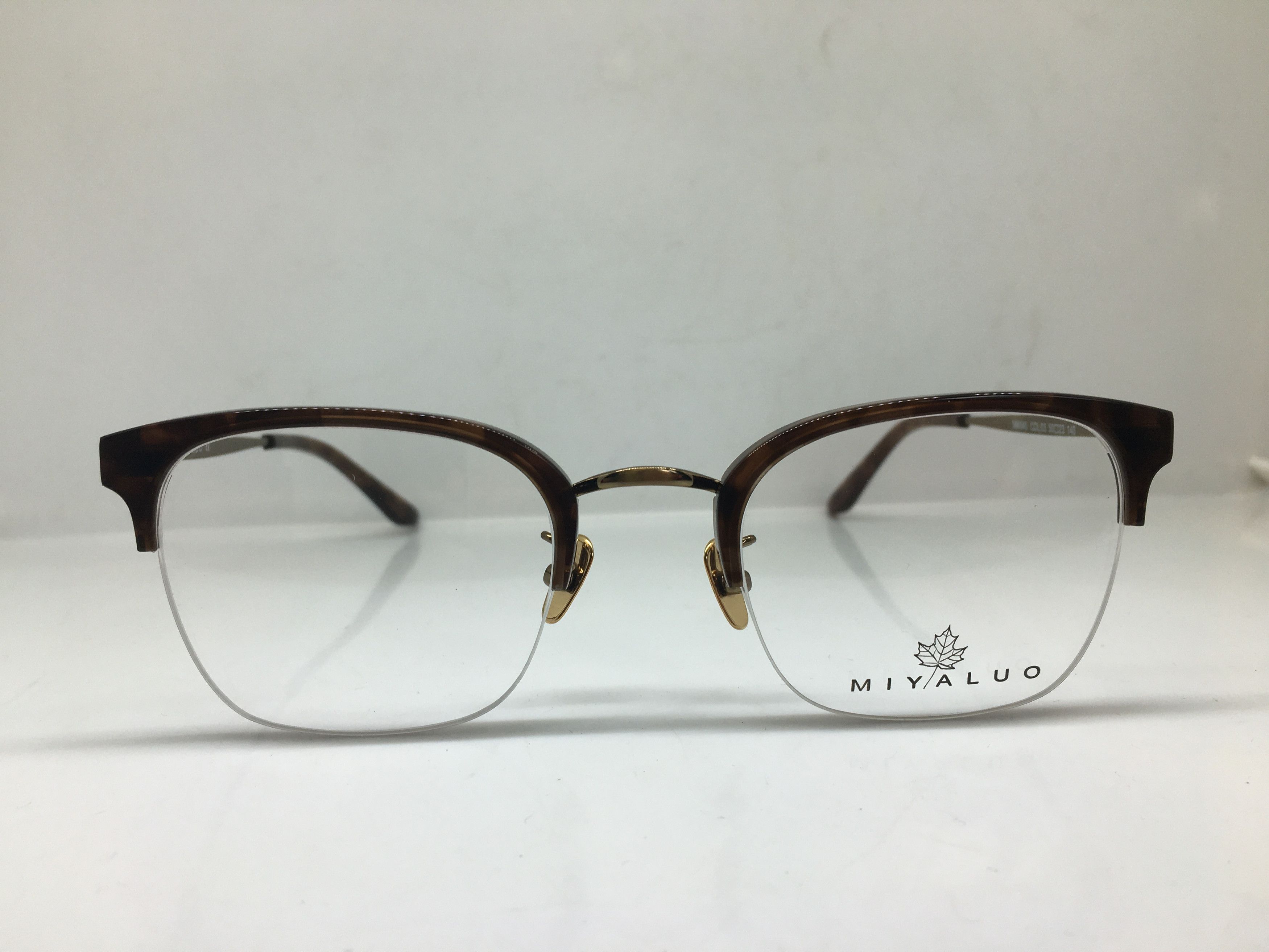 Other Miyaluo Browm Gold Malcolm X Eyeglasses Frame | Grailed