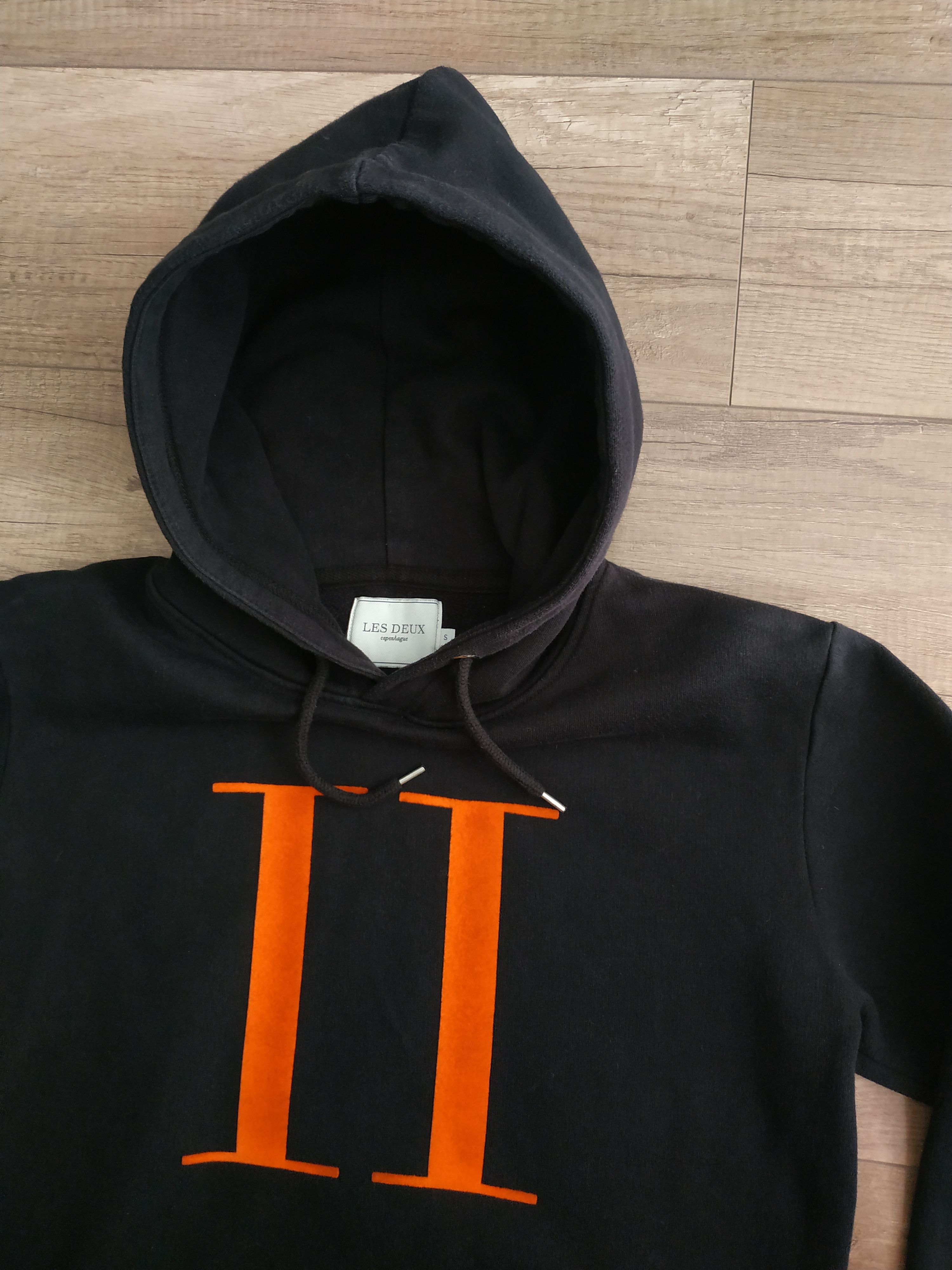 Les Deux Les Deux Front Plush Logo Men's Hoodie, s. SMALL Size US S / EU 44-46 / 1 - 1 Thumbnail
