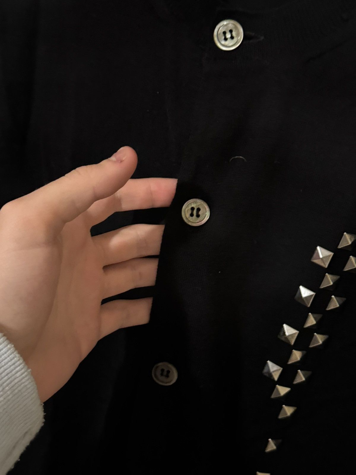 Comme des Garcons × Comme des Garcons Homme Plus Comme Des Garçons Homme Plus stud knit shirt Size US S / EU 44-46 / 1 - 4 Thumbnail