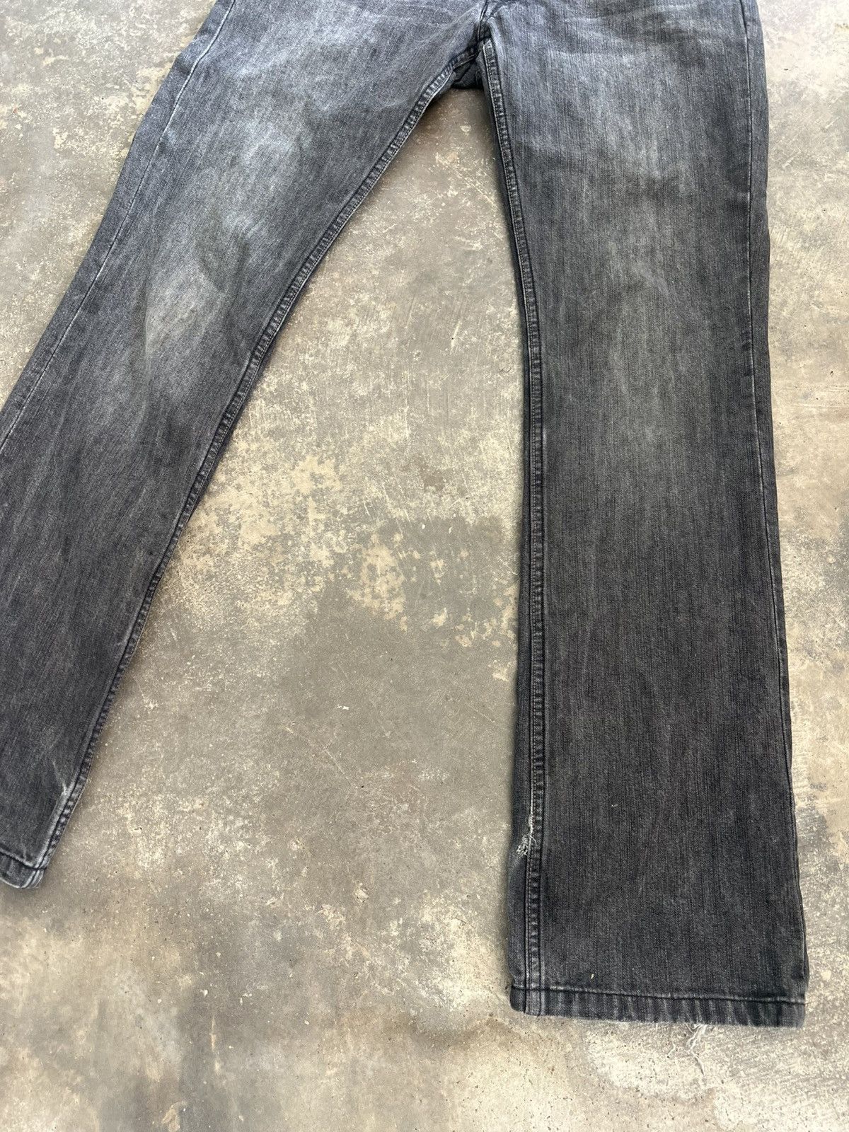 Nicole Club Vintage Nicole Club Hideaways Distressed Black Denim Size US 33 - 6 Thumbnail