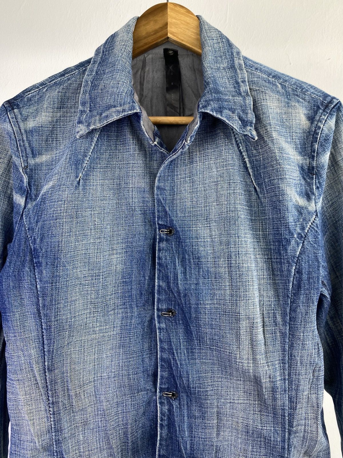 wjk Wjk Washed Denim Hook Jacket Japan Size US M / EU 48-50 / 2 - 10 Thumbnail