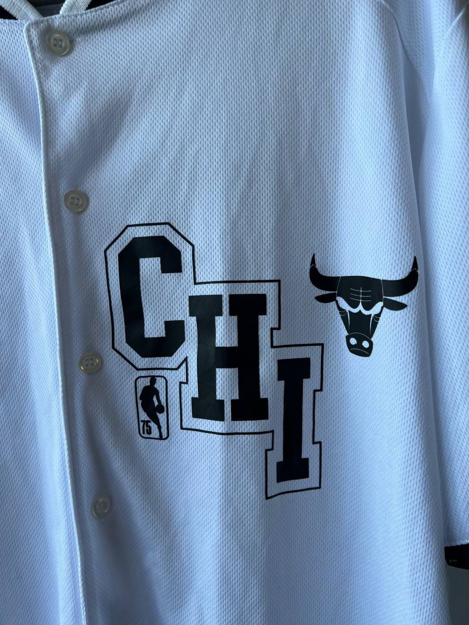 NBA CHICAGO BULLS MITCHELL&NESS HARWOOD CLASSIC BASEBALL SHIRT Size US XL / EU 56 / 4 - 4 Thumbnail