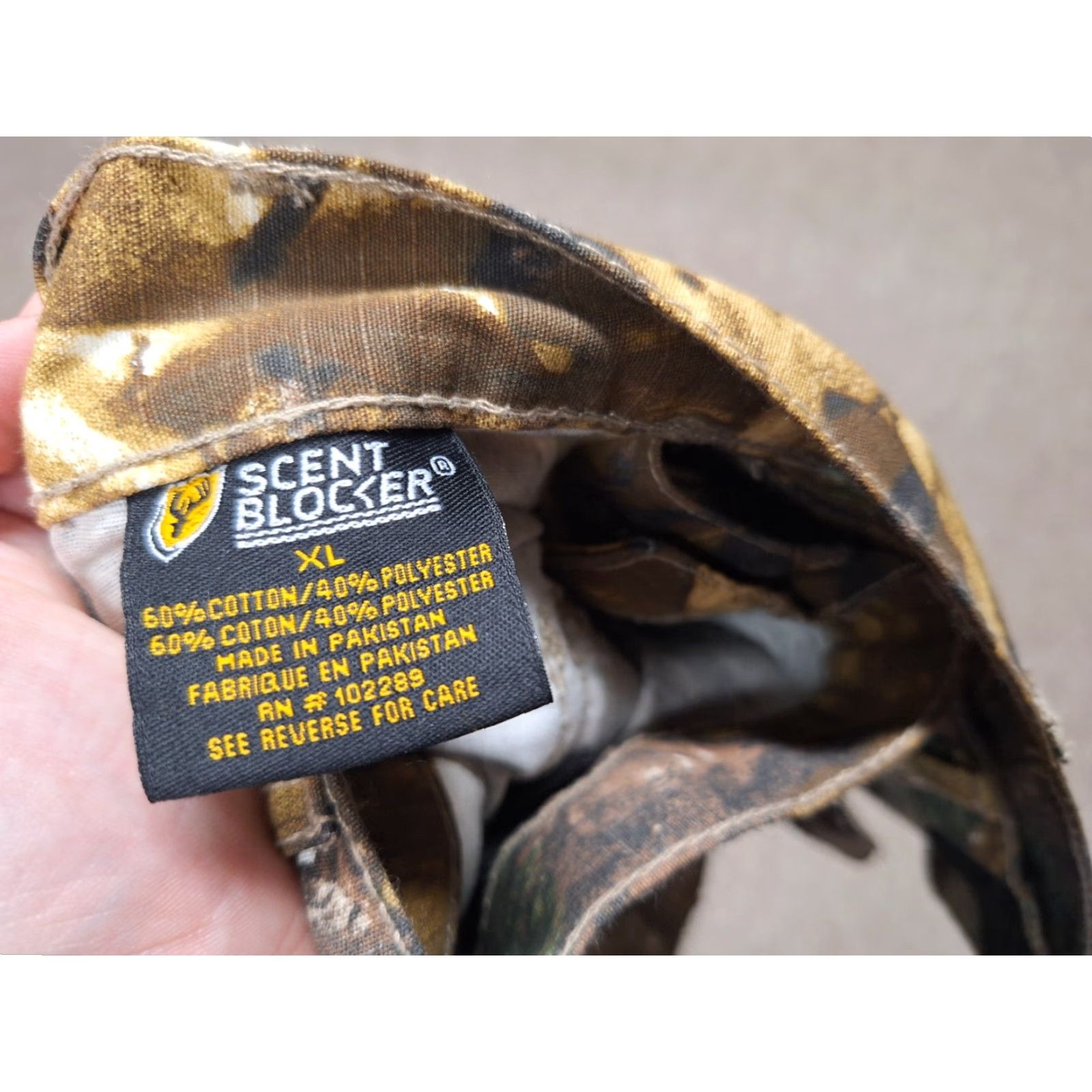 Realtree Scent Blocker Realtree Pants Mens XL Frontier Cargo Hunting Outdoor Cargo Pants Size US 36 / EU 52 - 2 Thumbnail