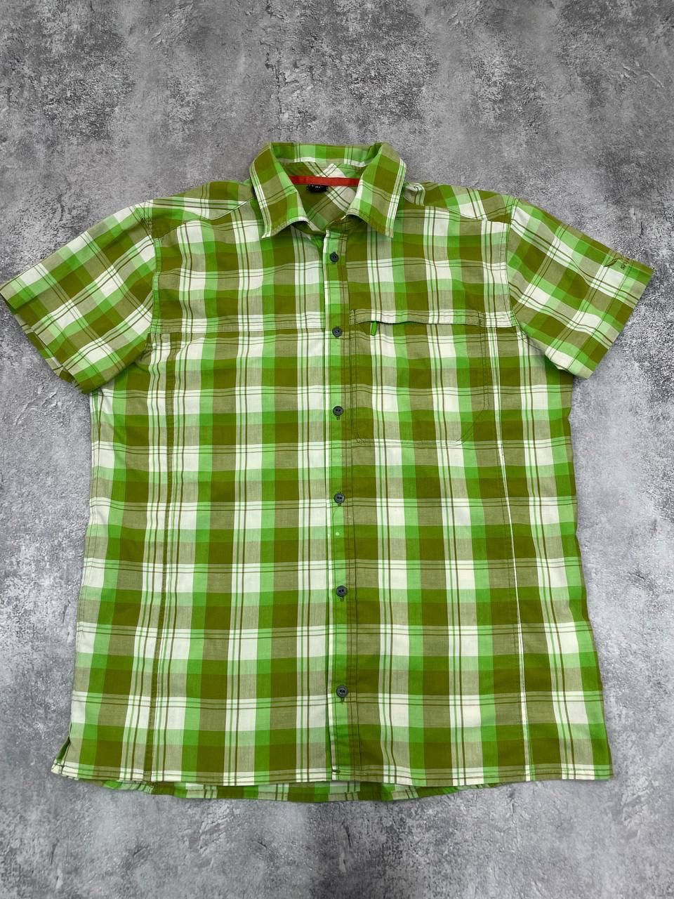 SALEWA Salewa Men Plaid Short Sleeve Shirt Green Size XL Size US XL / EU 56 / 4 - 1 Thumbnail
