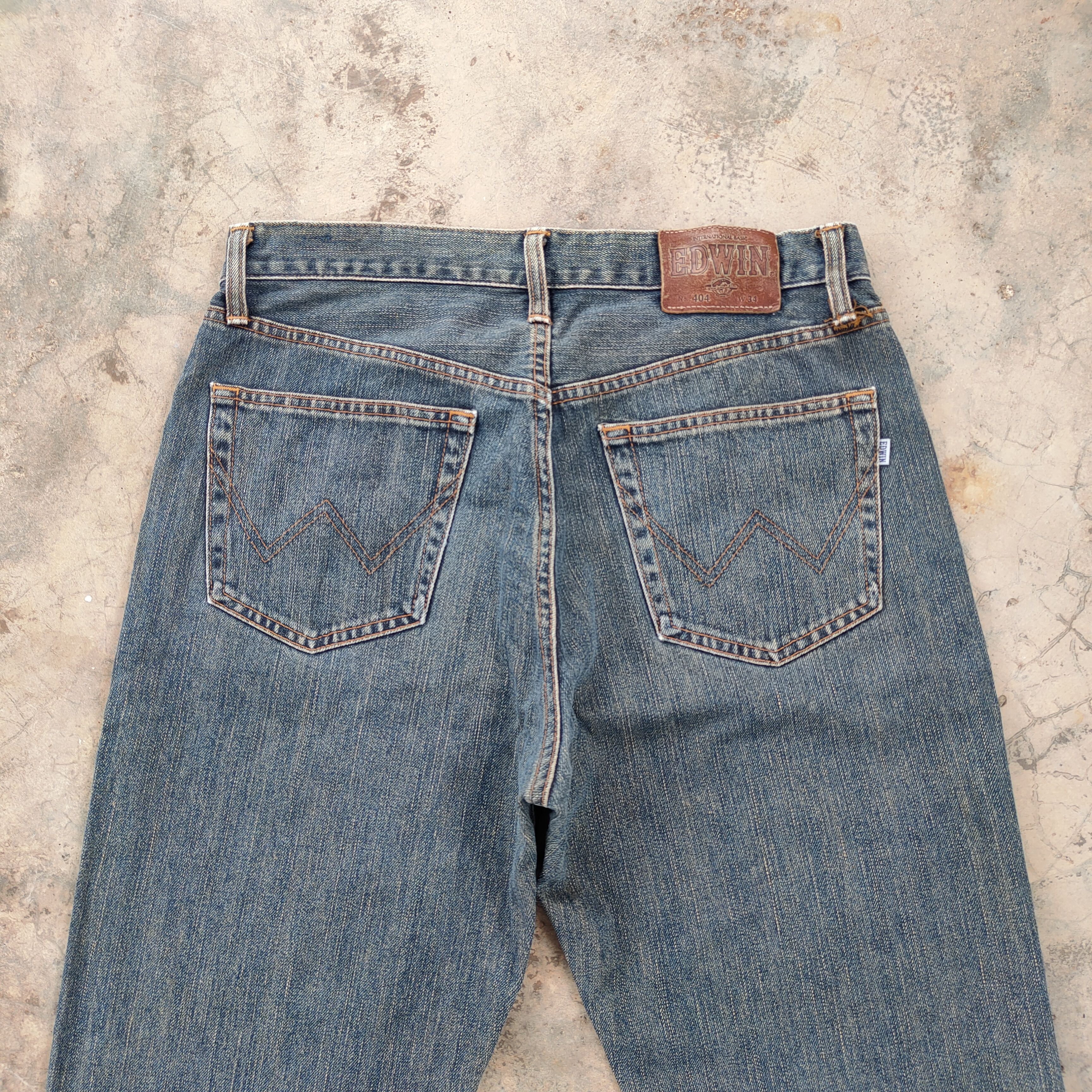 Edwin × Vintage W33 VINTAGE EDWIN RUSTY FADED DISTRESSED JEANS PANTS Size US 33 - 10 Thumbnail