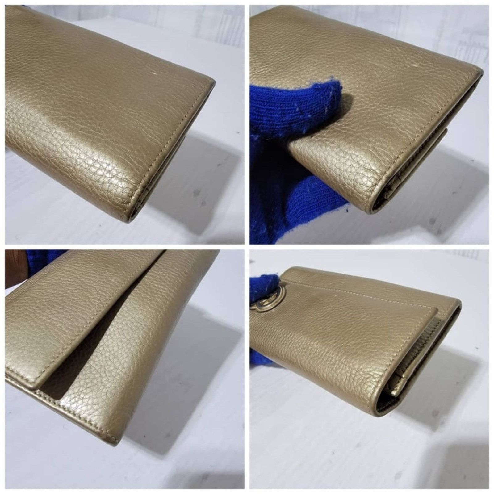 Gucci Authentic Gucci Lovely Heart Wallet Gold Size ONE SIZE - 12 Thumbnail