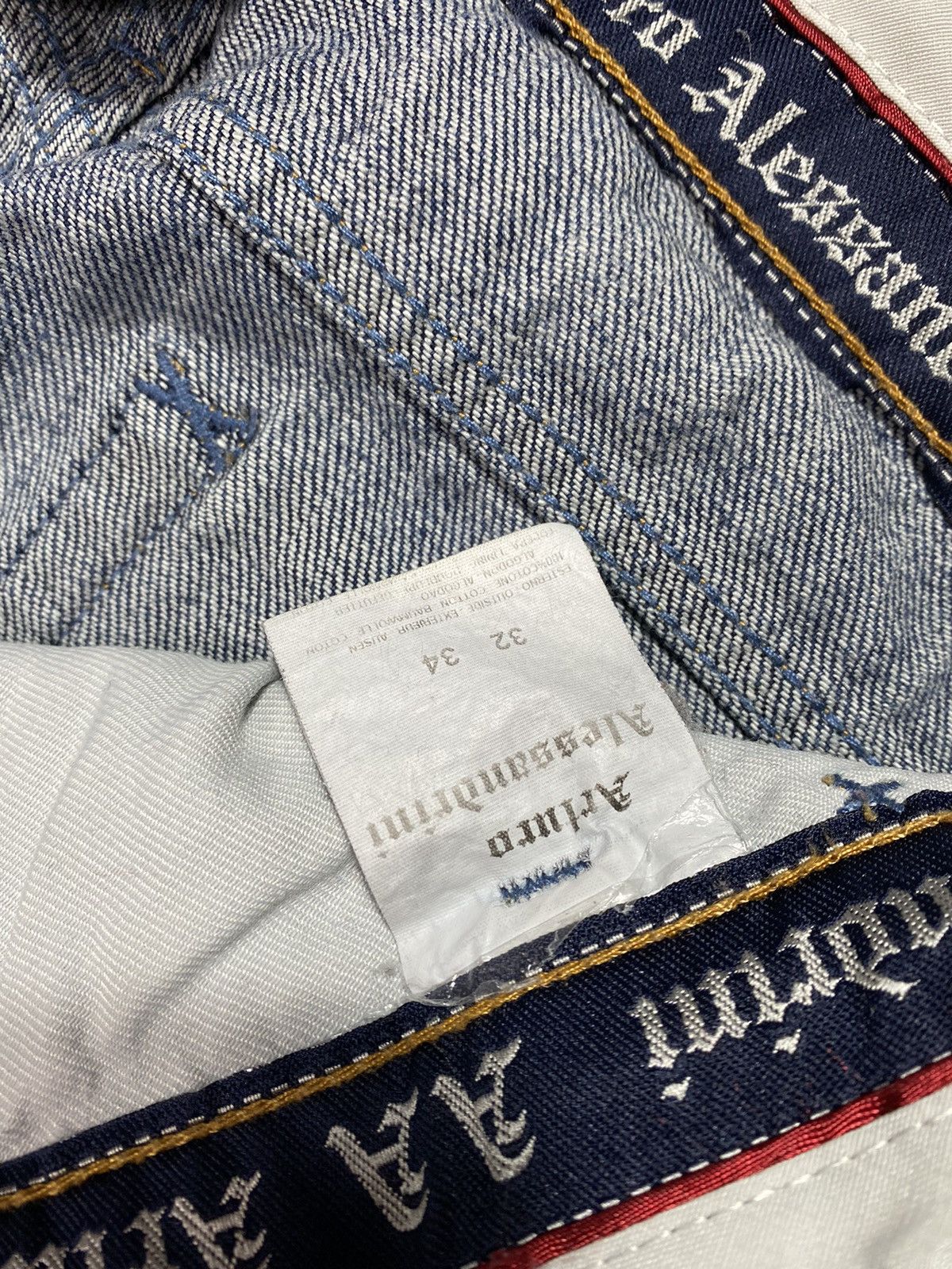 Vintage Vintage Arturo Alessandrini denim jeans Size US 32 / EU 48 - 11 Thumbnail