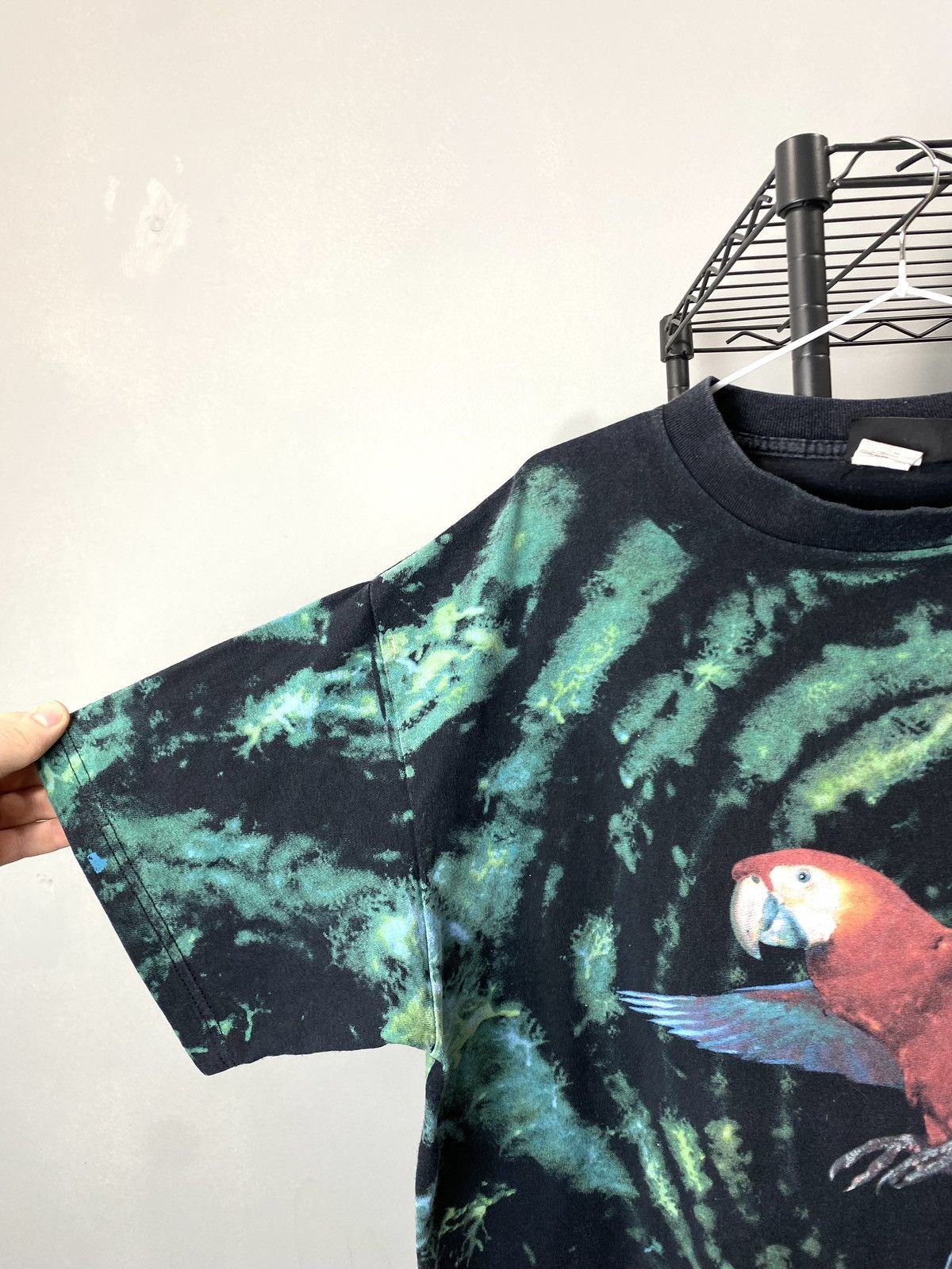 Vintage 💥Rare! 1990’s Vintage Birds Of Tropics T Shirt Art Animals Size US XL / EU 56 / 4 - 4 Thumbnail