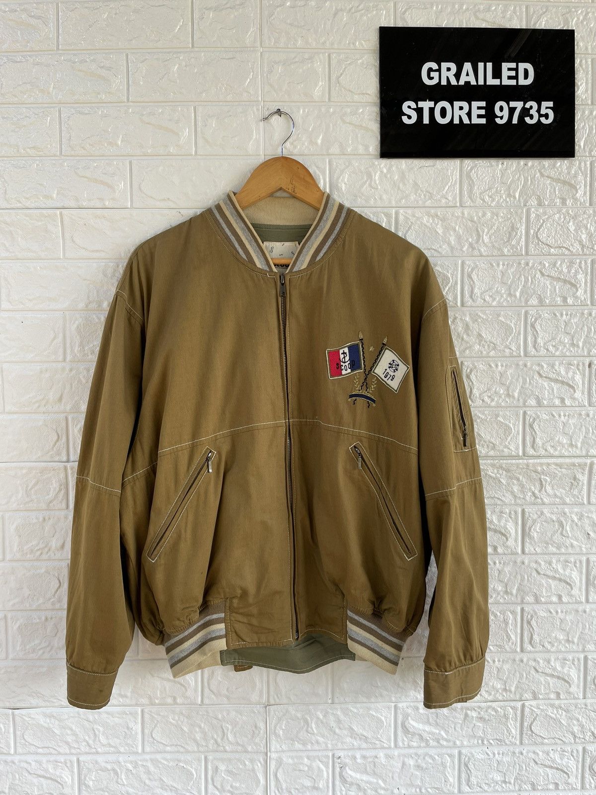 Japanese Brand × Vintage Vintage Scoop Bomber Jacket Size US M / EU 48-50 / 2 - 1 Thumbnail