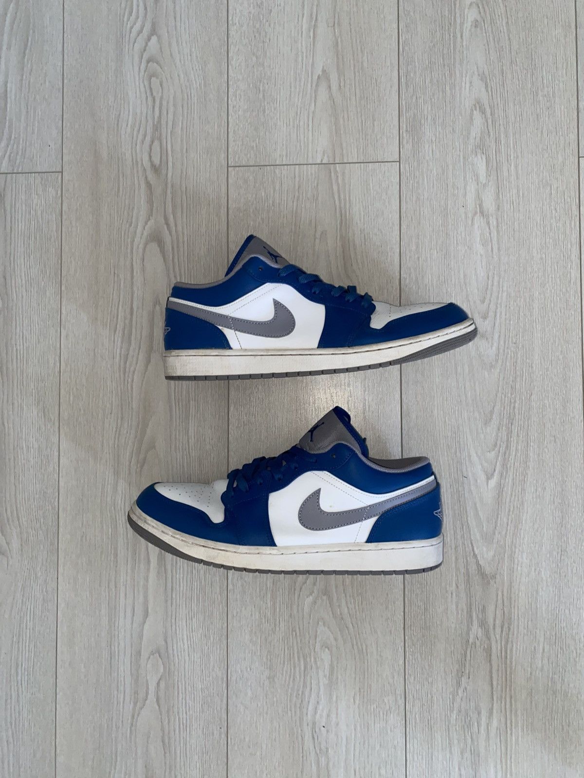 Jordan Brand Air jordan 1 low true blue Size US 12.5 / EU 45-46 - 8 Thumbnail