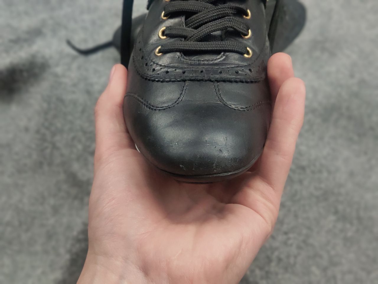 Louis Vuitton Louis Vuitton Vintage Leather Brogue Velcro Strap Sneakers Size US 6.5 / IT 36.5 - 18 Thumbnail