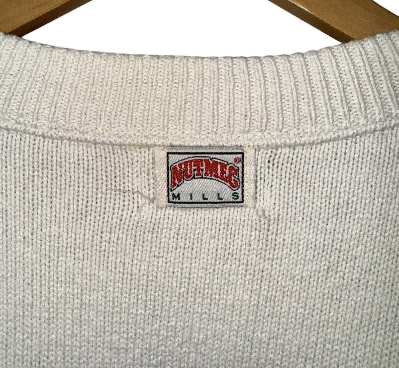 Nutmeg Vintage Nutmeg Mills Embroidered Golf Woven Knit Crewneck XL Size US XL / EU 56 / 4 - 5 Thumbnail