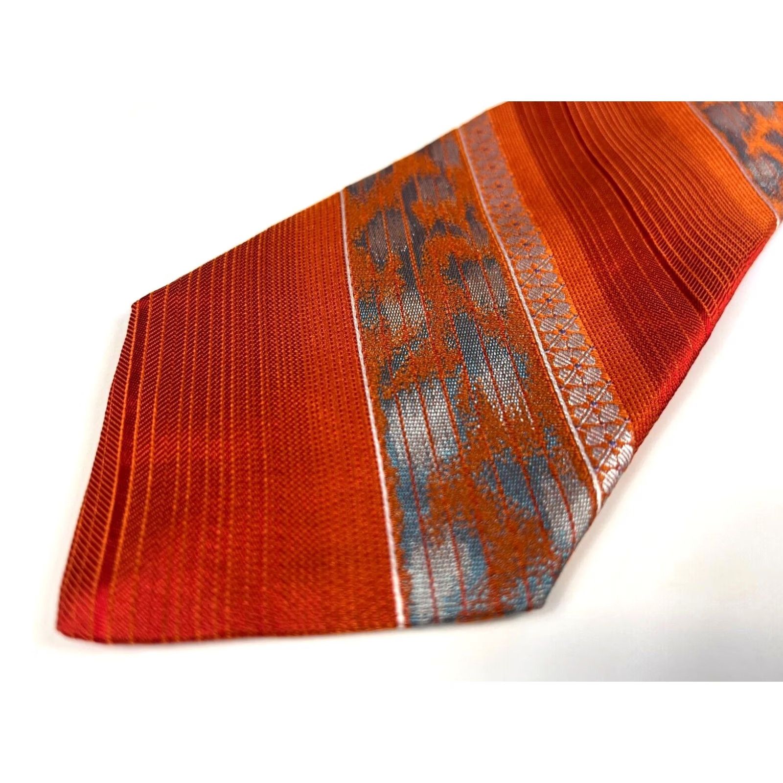 Robert Graham Robert Graham Men's Luxury Silk Tie Striped 60" Multicolor Classic 3.5" USA Tailored Adult Mens Size ONE SIZE - 5 Thumbnail