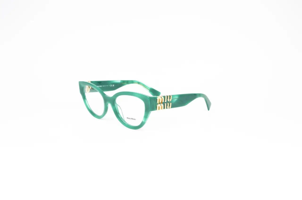 Miu Miu Miu Miu VMU01V 15H-1O1 Eyeglasses Frame Size ONE SIZE - 2 Thumbnail