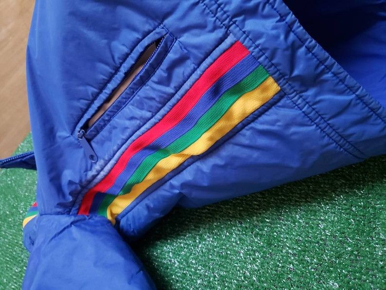 Sears vintage 1960s 70s RAINBOW striped cropped jacket Size US L / EU 52-54 / 3 - 5 Thumbnail