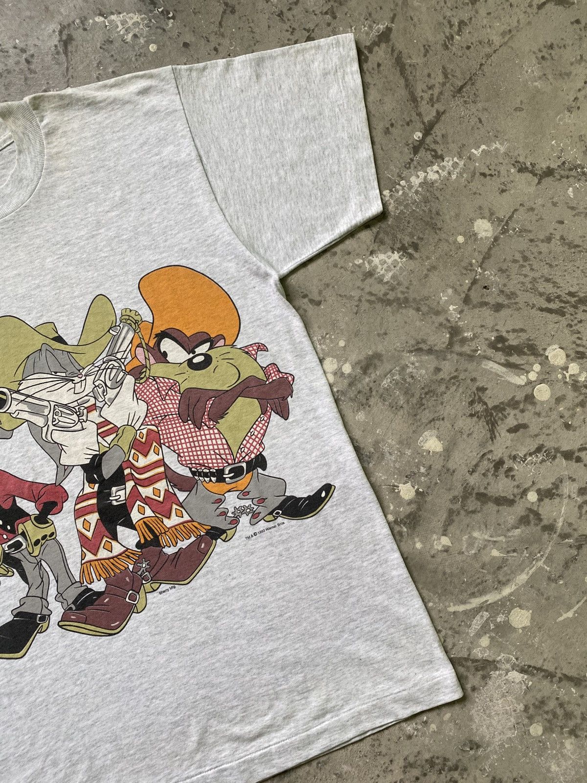 Cartoon Network Vintage 1993 Looney Tunes Cowboy By Warner Bros T Shirt Size US M / EU 48-50 / 2 - 3 Thumbnail