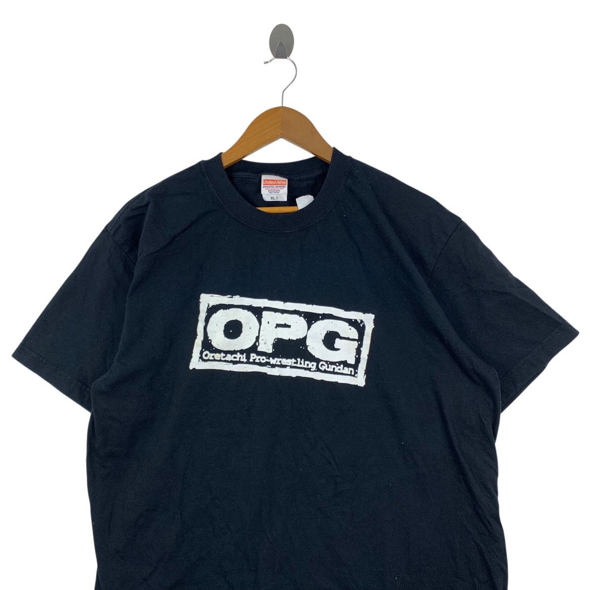 Japanese Brand Opg ORETACHI PRO-WRESTLING Gundan Atsushi Onita Japan Tshirt Size US XL / EU 56 / 4 - 2 Thumbnail