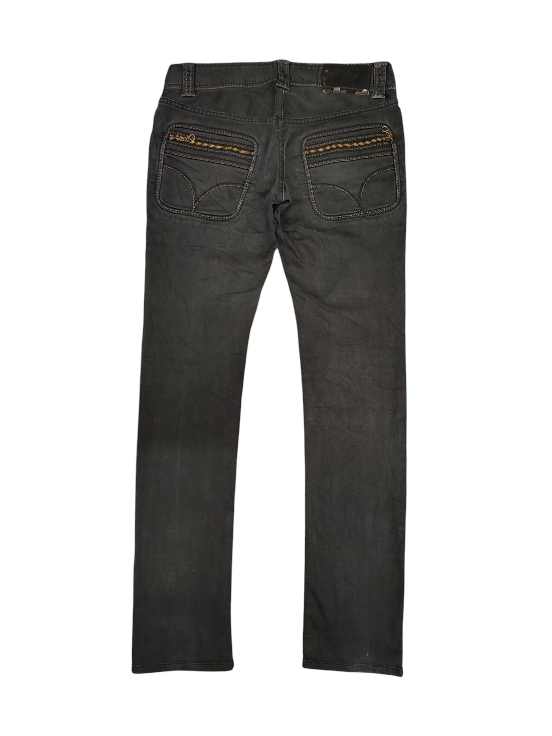 Hysteric Glamour Vintage 90s Hysteric Glamour Black Faded Denim Pant Low Rise Size US 29 - 8 Thumbnail