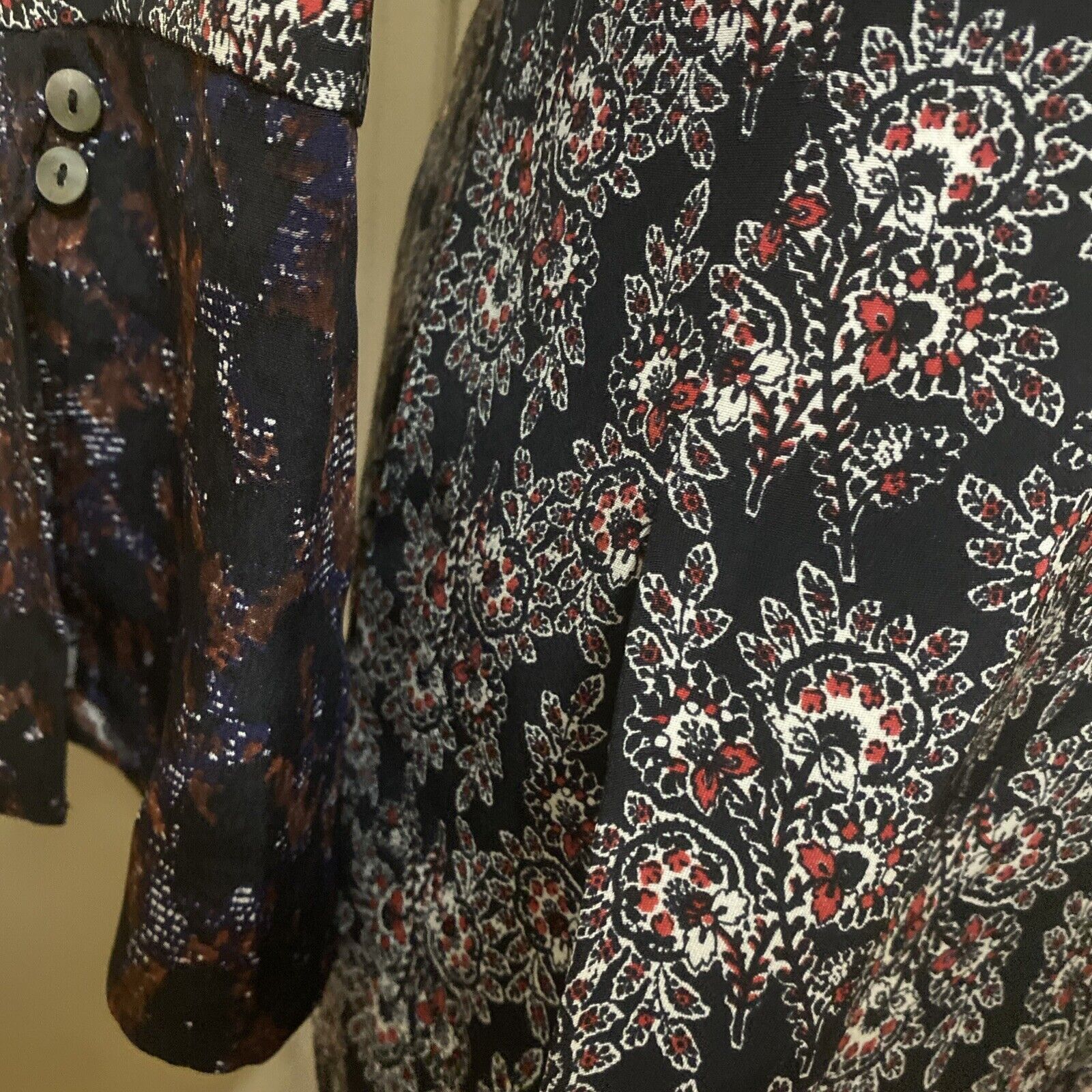 Derek Lam 10 Crosby Derek Lam 10 Crosby 3/4 sleeve floral print dress size 4 Size S / US 4 / IT 40 - 3 Thumbnail