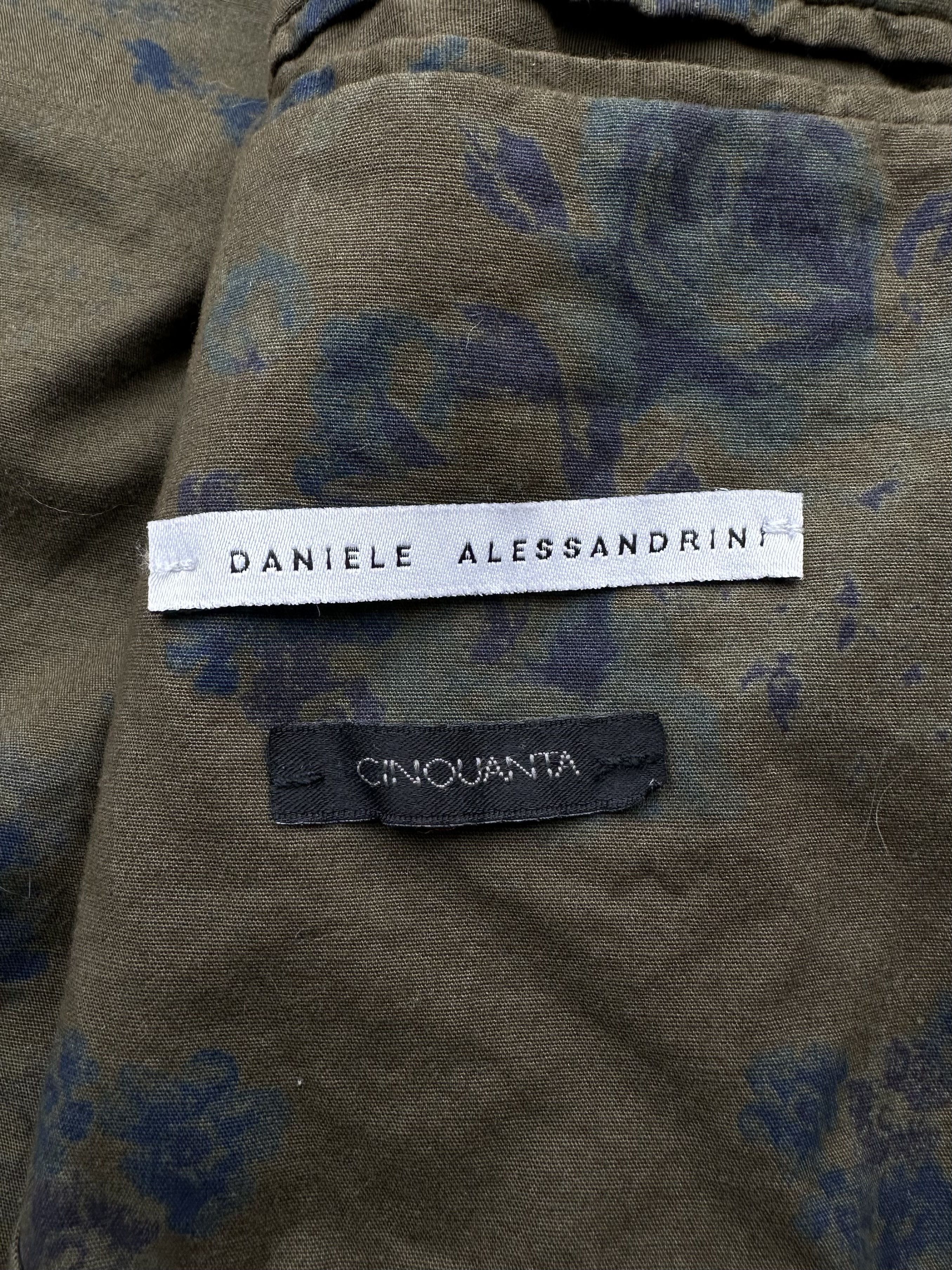 Daniele Alessandrini Daniele Alessandrini Printed Casual Blazer (227) Size 48S - 4 Thumbnail