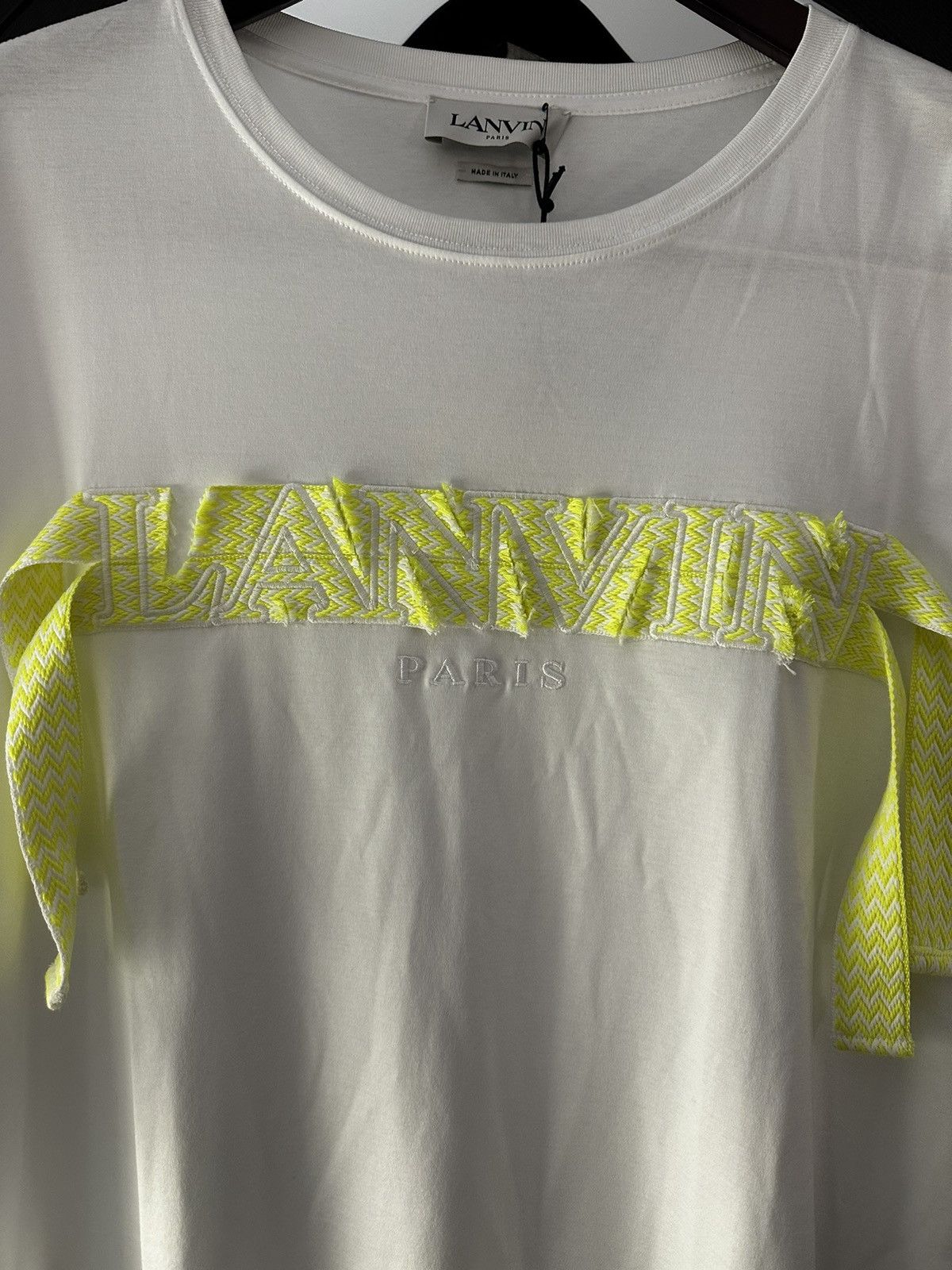 Lanvin Lanvin Curb Shoestring T-Shirt Size US XL / EU 56 / 4 - 3 Thumbnail