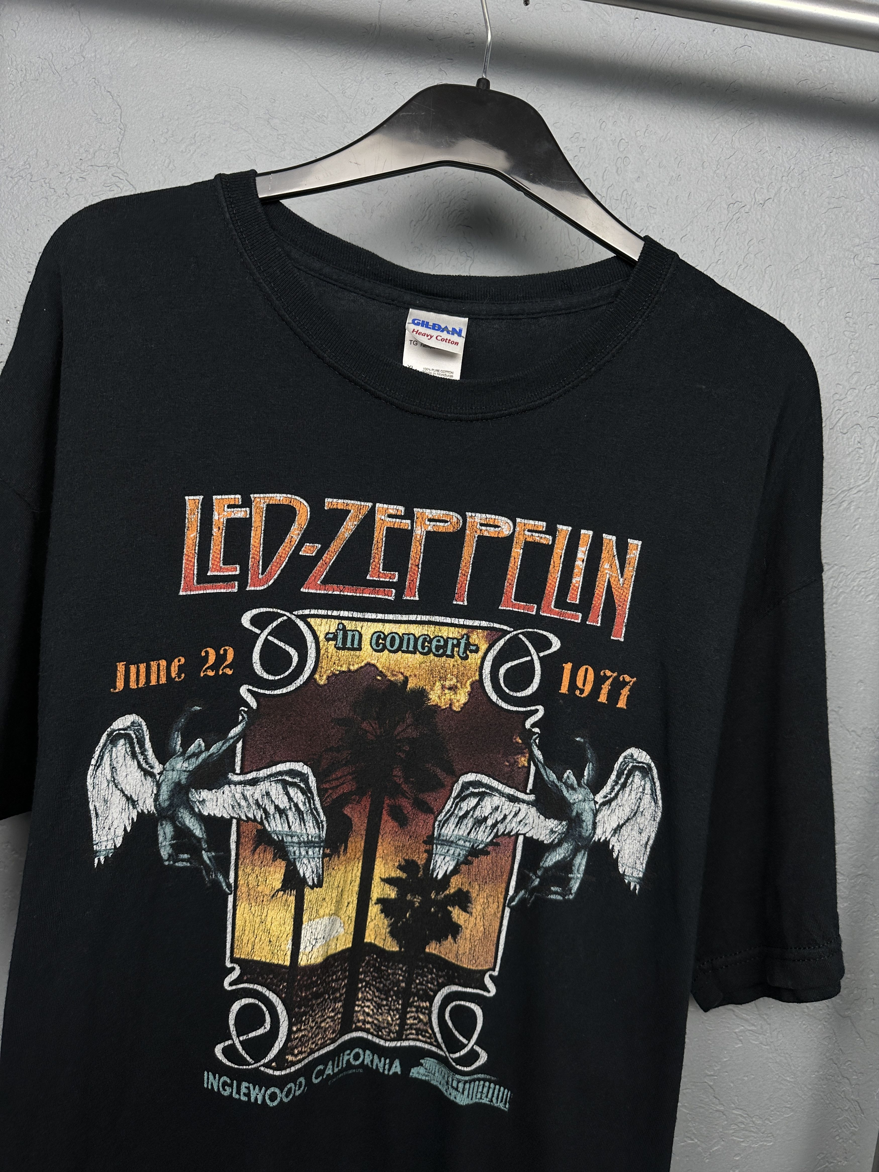 Led Zeppelin Led Zeppelin 2007 Vintage Mens Rock Band T-Shirt Size US XL / EU 56 / 4 - 2 Thumbnail