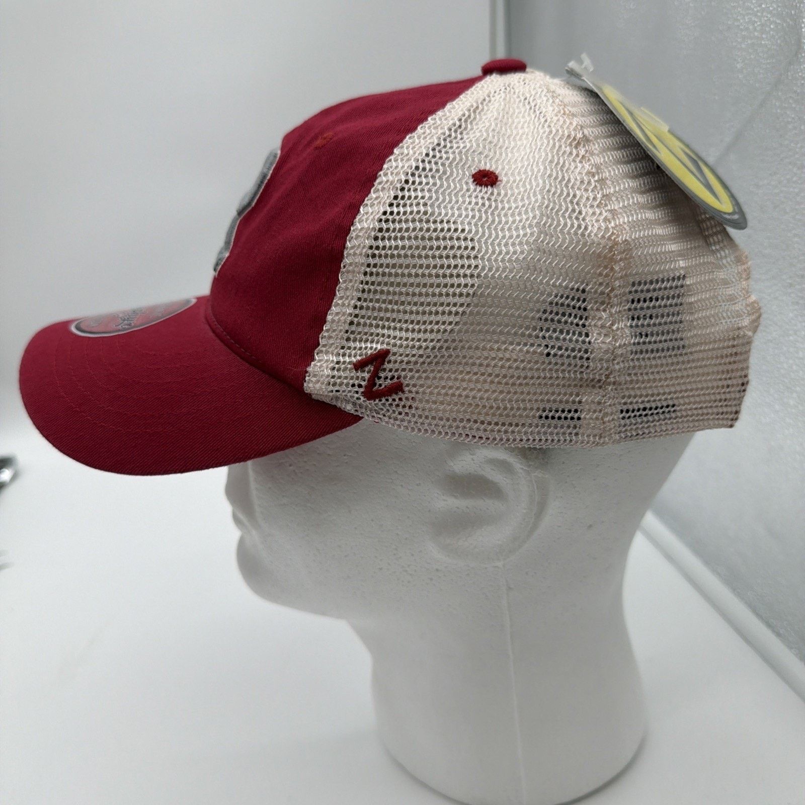 Zephyr Rutgers Hat Cap One Size Red Cream Gray SnapBack Zephyr Size ONE SIZE - 4 Thumbnail