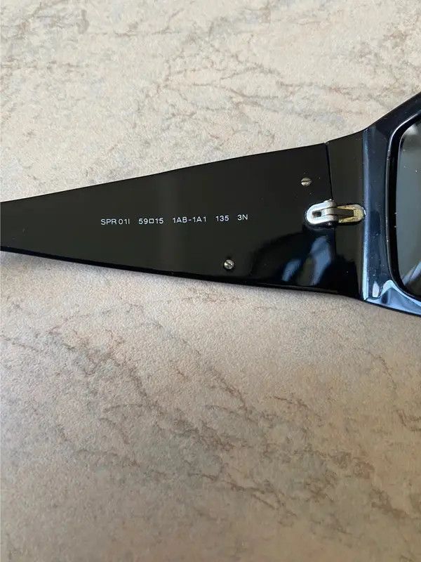 Prada × Vintage PRADA Sunglasses Wrap Shield Mask Symbole Sport Red Tab Size ONE SIZE - 5 Thumbnail