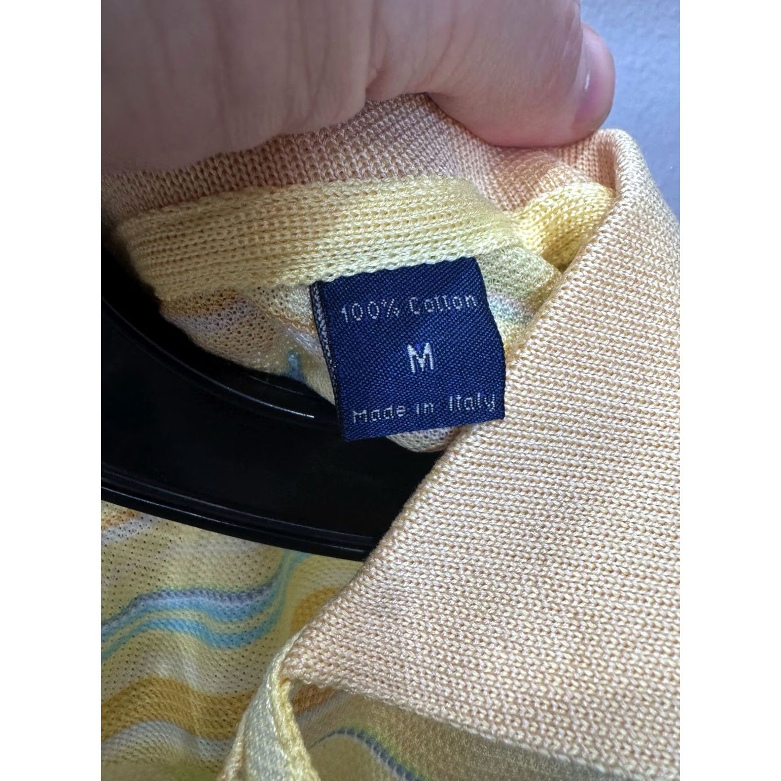 Fila Massimo Fila POLO SHIRT M Yellow Stripe Shirt Men M Multicolor NWT Size US M / EU 48-50 / 2 - 5 Thumbnail