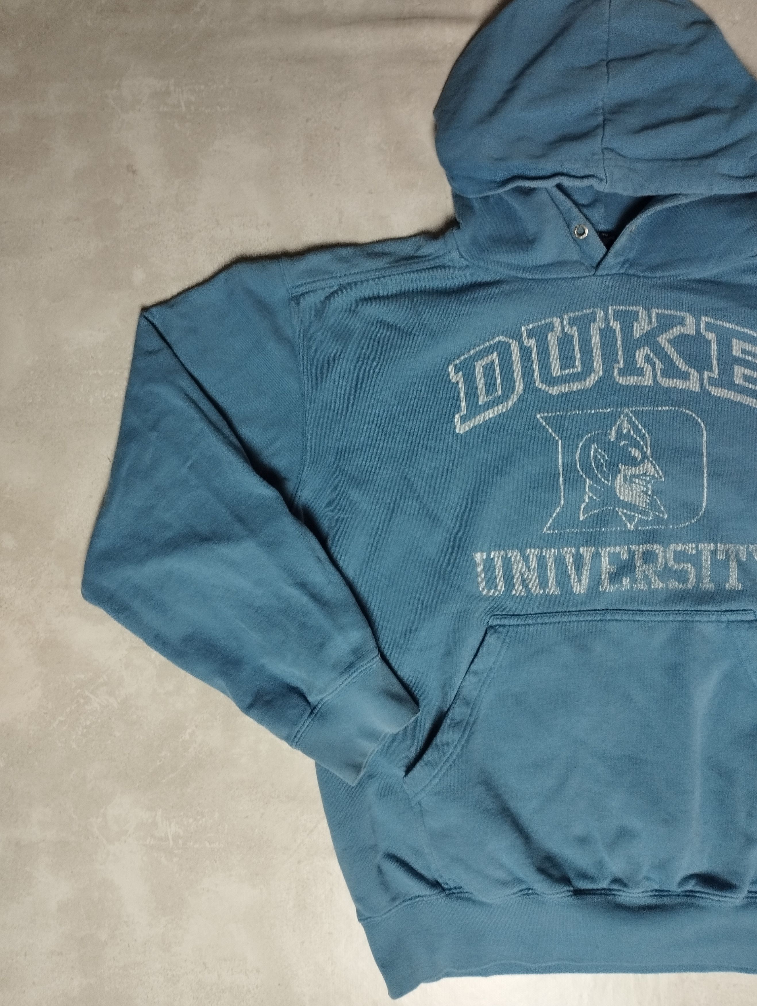 Champion × Vintage Vintage 90s Baby Blue Champion Duke University Hoodie Size US XL / EU 56 / 4 - 4 Thumbnail