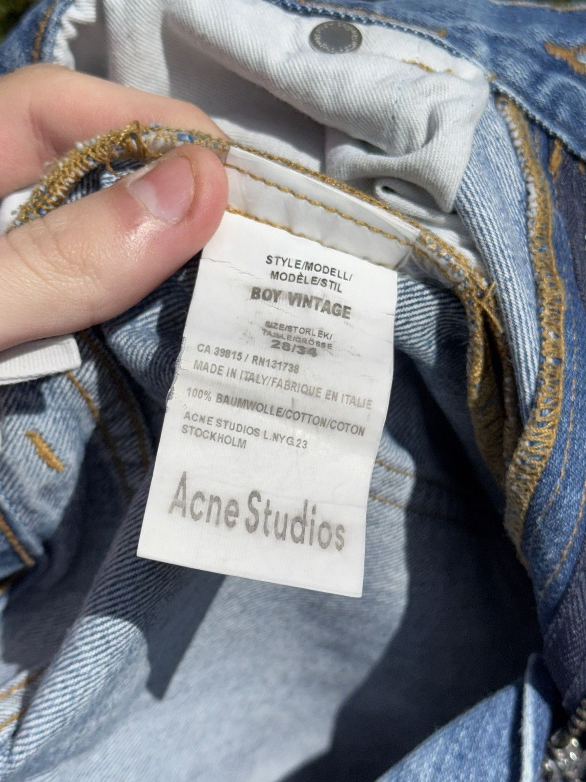 Acne Studios Luxury Acne Studios mans jeans Size US 32 / EU 48 - 8 Thumbnail