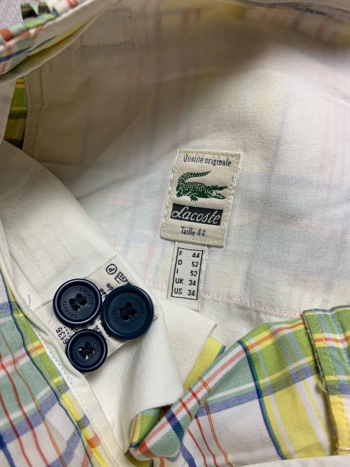 Lacoste Lacoste vintage plaid shorts Size L Size US 34 / EU 50 - 6 Thumbnail