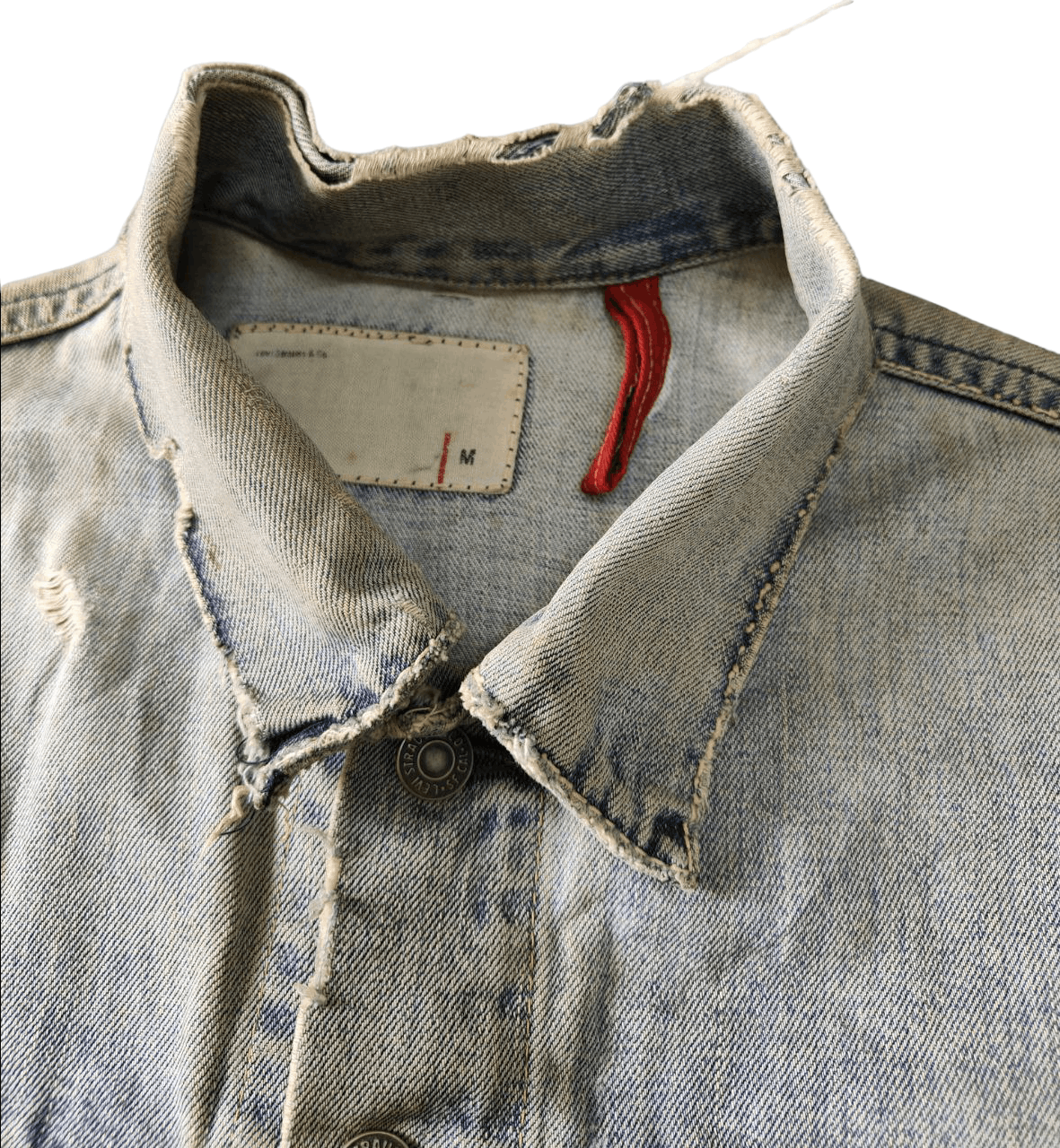 Levi's Thrashed Levi's Distressed Worn Denim Jacket Size US M / EU 48-50 / 2 - 4 Thumbnail