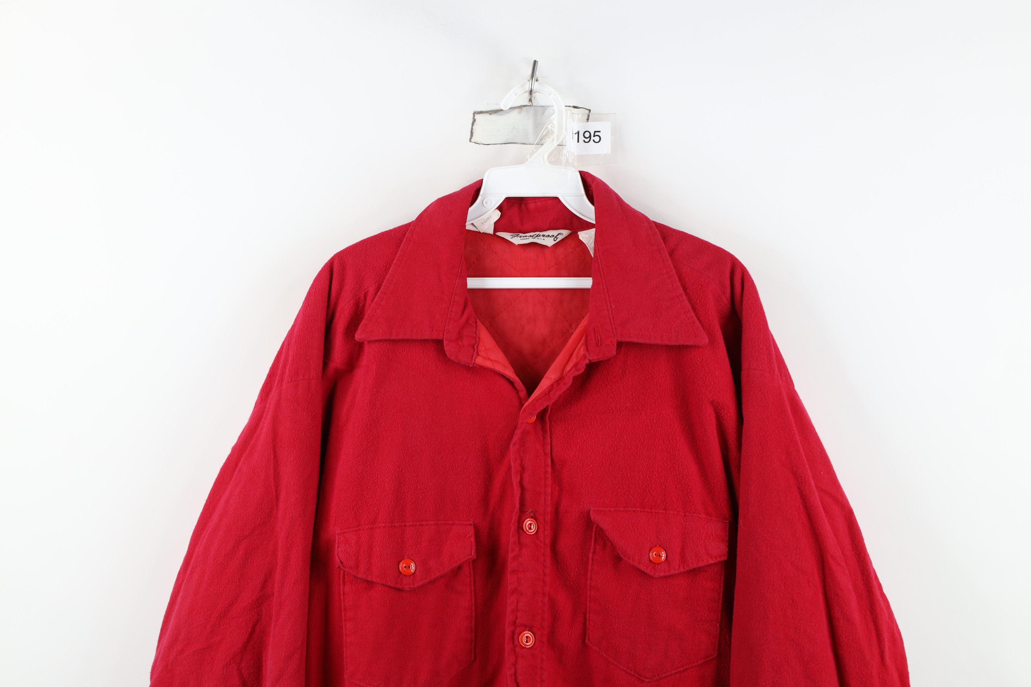 Vintage Vintage 70s Streetwear Chamois Cloth Shirt Jacket USA Size US XL / EU 56 / 4 - 2 Thumbnail