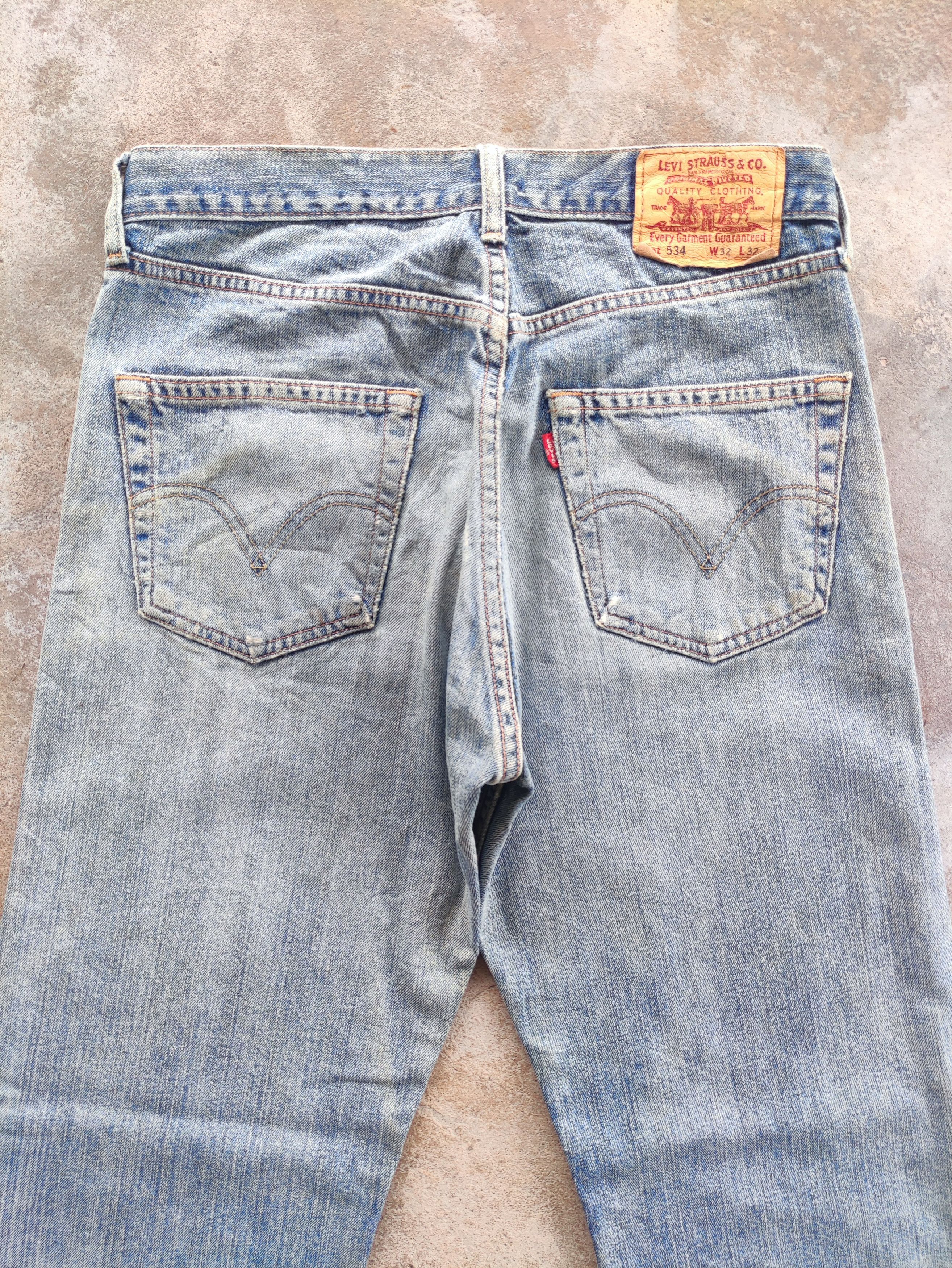 Levi's Vintage Levi's Brand Baggy Denim Ripped Faded Pants Size US 31 - 9 Thumbnail