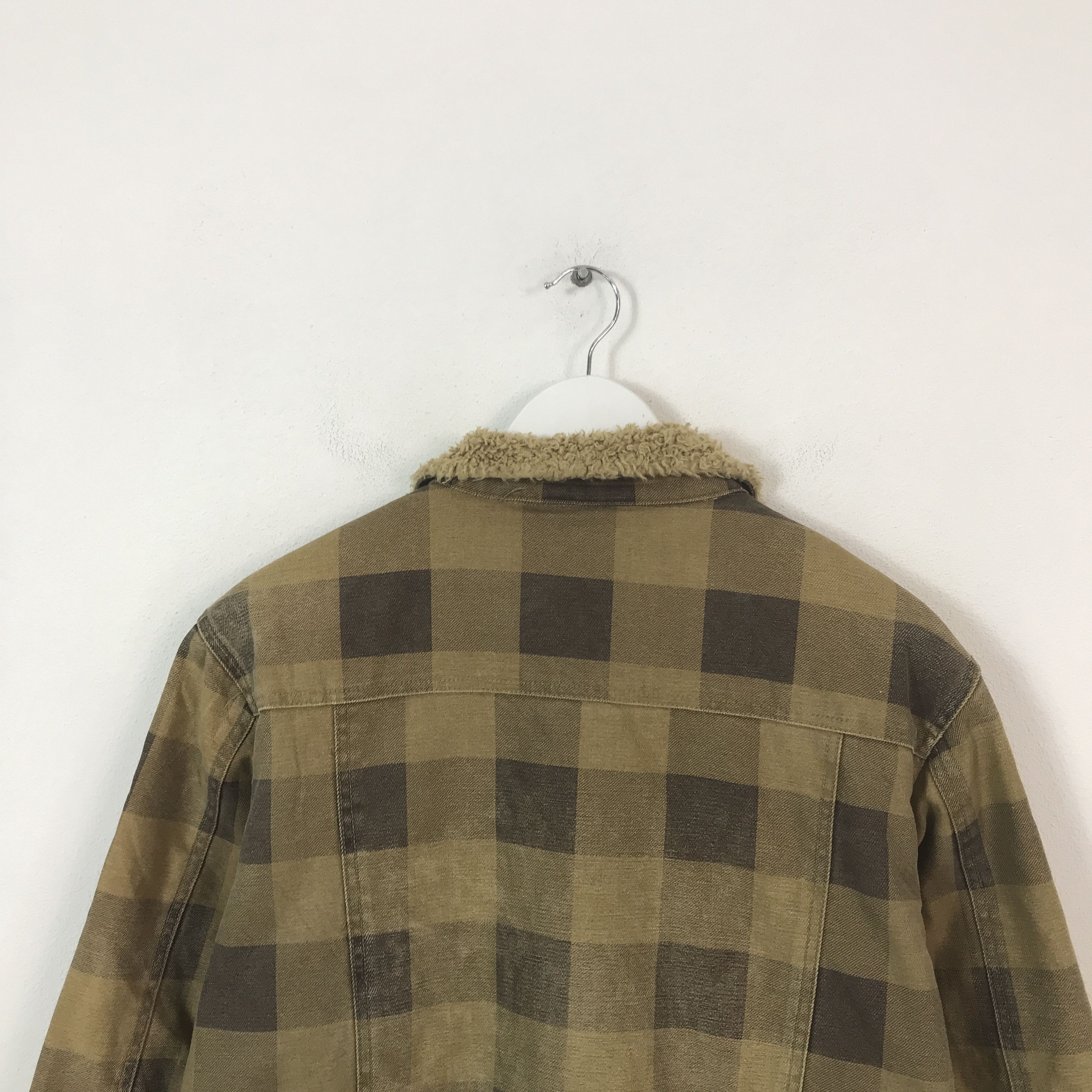 Japanese Brand vintage sky walk ranch Tartan design Button jacket K61B7 Size US M / EU 48-50 / 2 - 4 Thumbnail