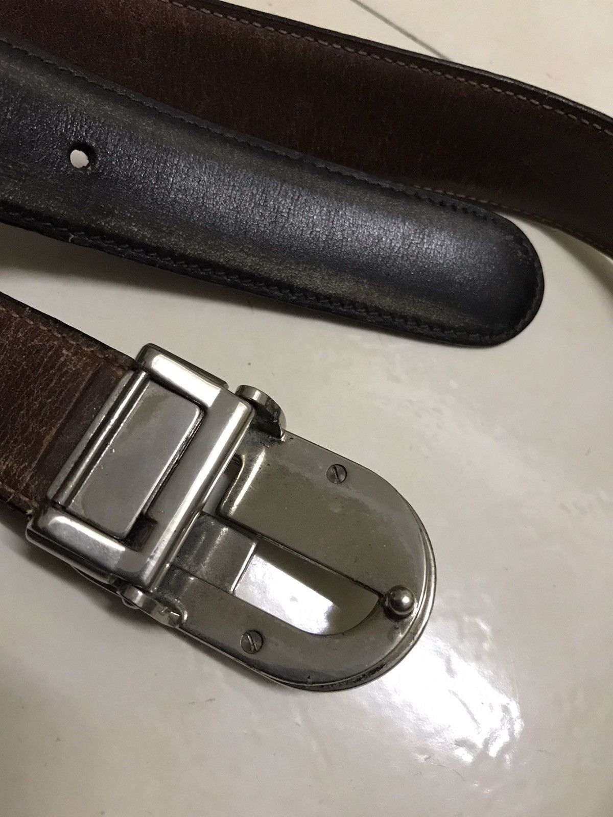 Gucci Vintage Gucci Rectangle GG Belt Size ONE SIZE - 11 Thumbnail