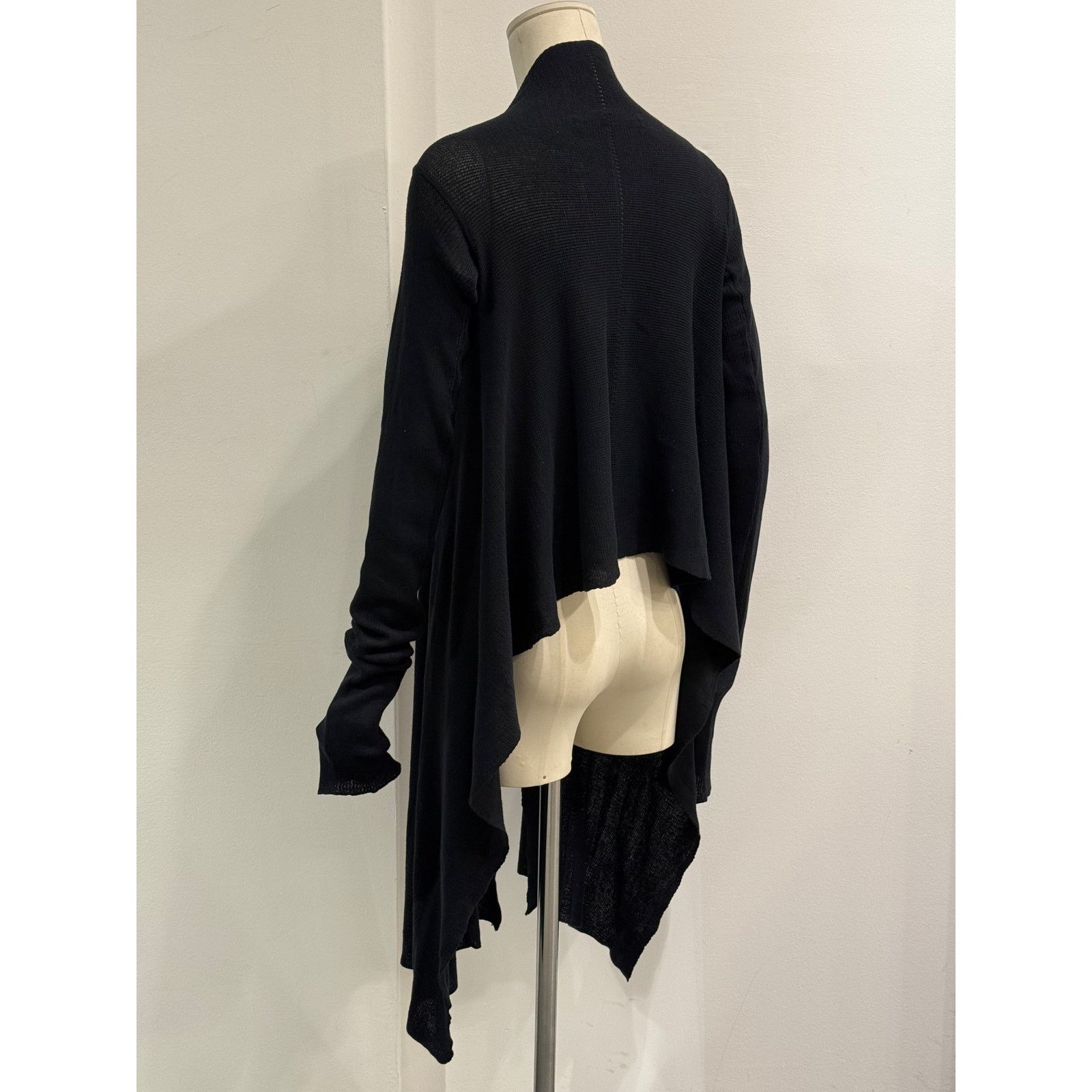 Rick Owens 2000s Rick Owens asymmetrical long cardigan Size S / US 4 / IT 40 - 3 Thumbnail