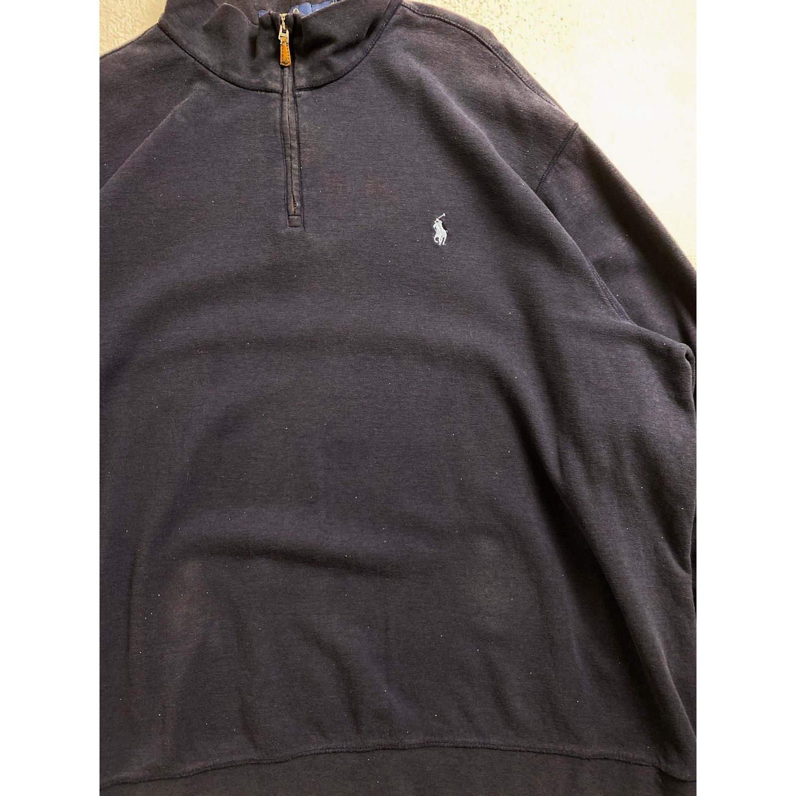 Polo Ralph Lauren Vintage 90s Polo Ralph Lauren Blue Sweatshirt - Men's 2XL Size US XXL / EU 58 / 5 - 4 Thumbnail