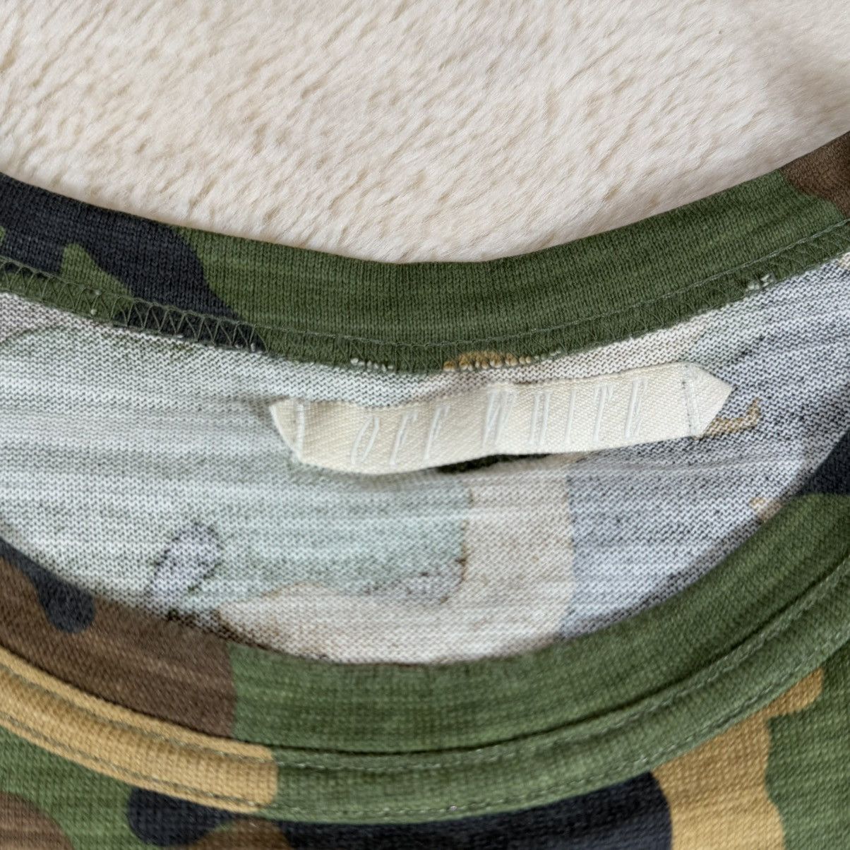 Off-White Off-White All Over Red Short Sleeve Camo Green Tee Mens M Size US M / EU 48-50 / 2 - 6 Thumbnail