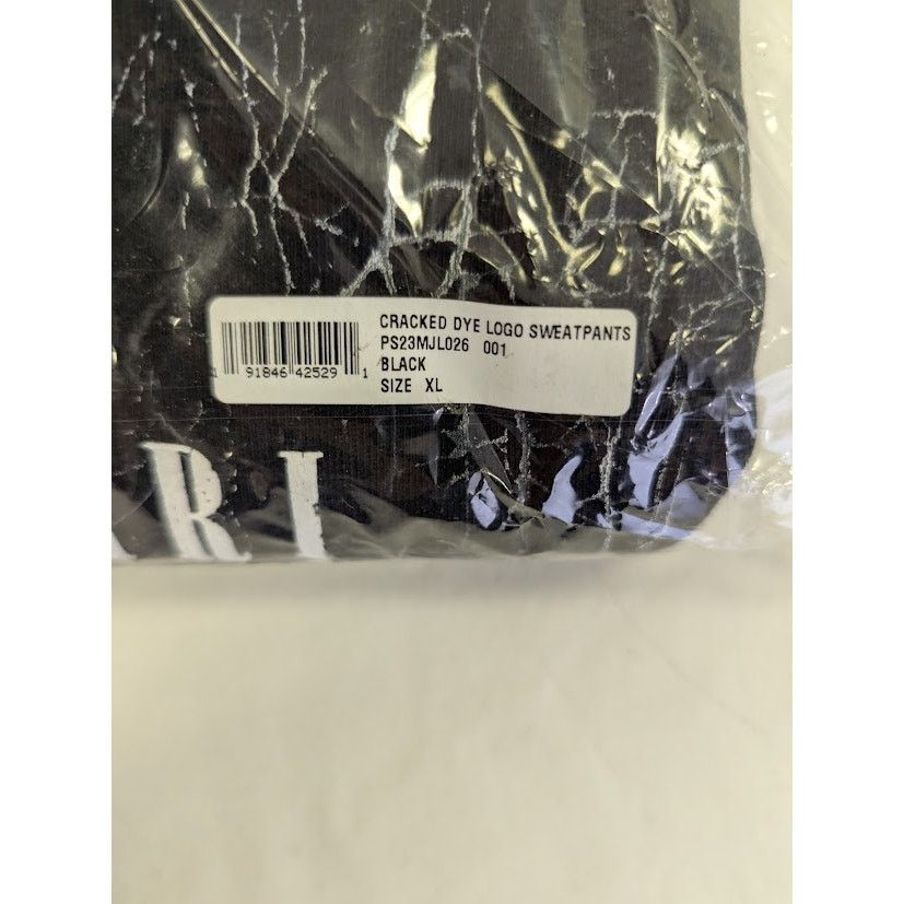 Amiri o1rshd1 Q:2 / Cracked Dye Logo Sweatpants / Joggers in Black Size US 36 / EU 52 - 19 Thumbnail