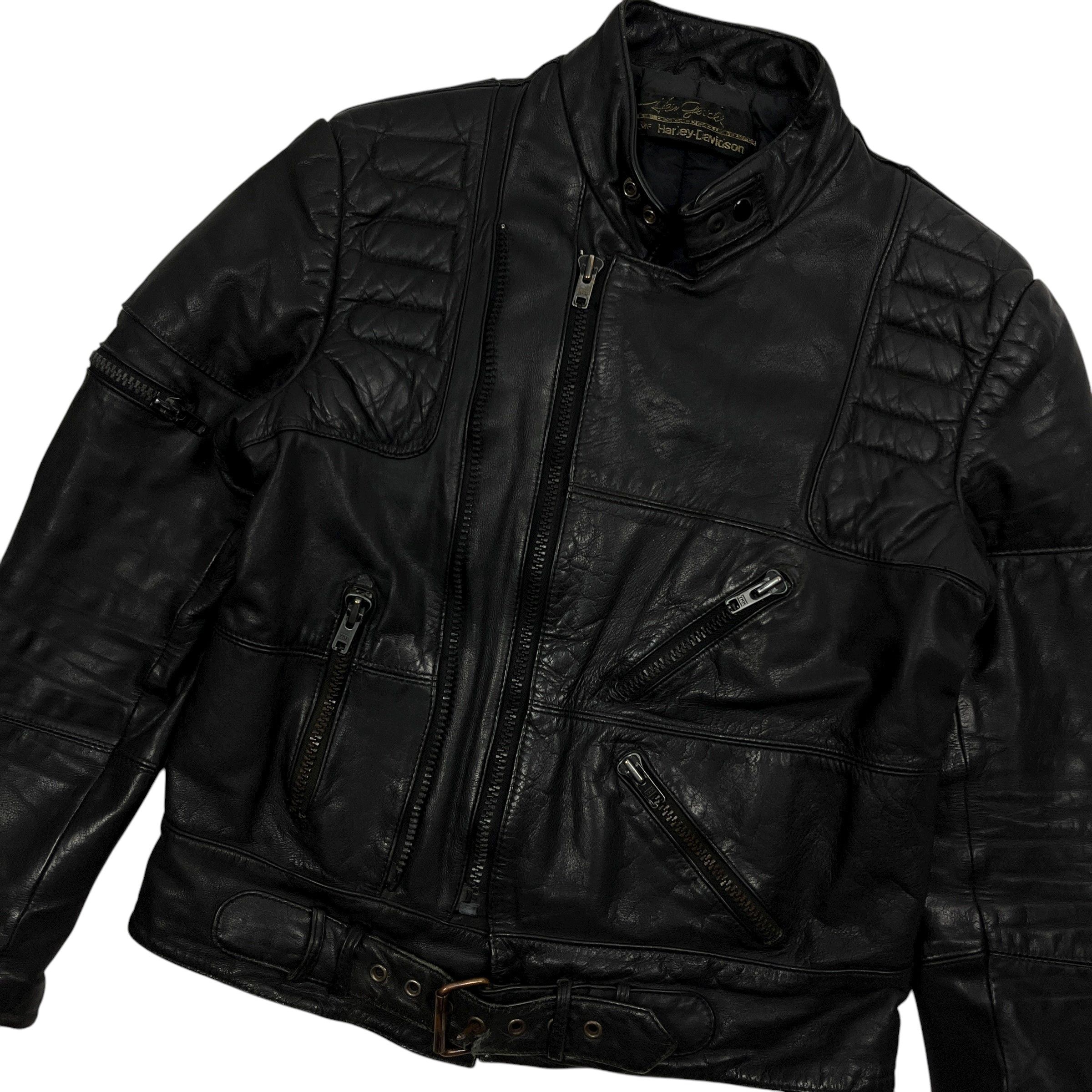 Harley Davidson Harley-Davidson Hein Gericke Leather Biker Jacket - Size L Size US L / EU 52-54 / 3 - 2 Thumbnail