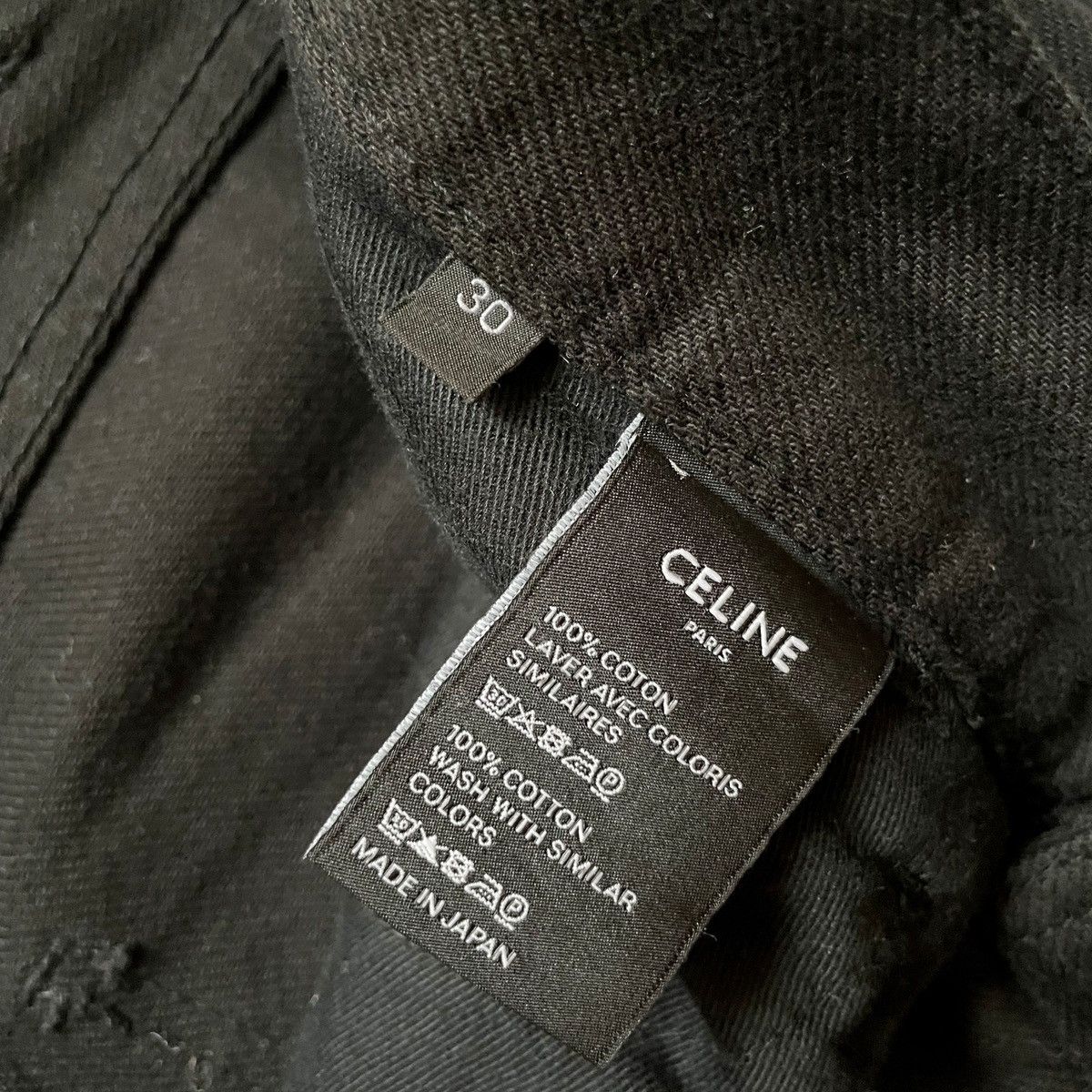 Celine Celine Black Denim Pants Size US 30 / EU 46 - 4 Thumbnail
