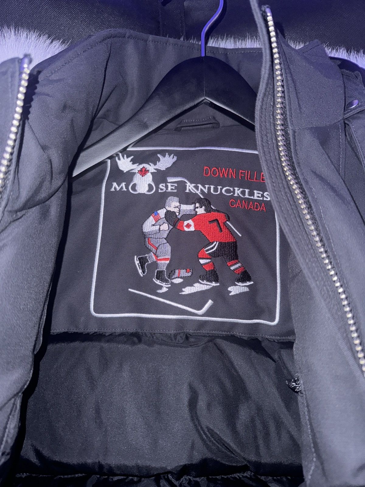 Moose Knuckles Original Debbie Bomber Fur Size L / US 10 / IT 46 - 3 Thumbnail