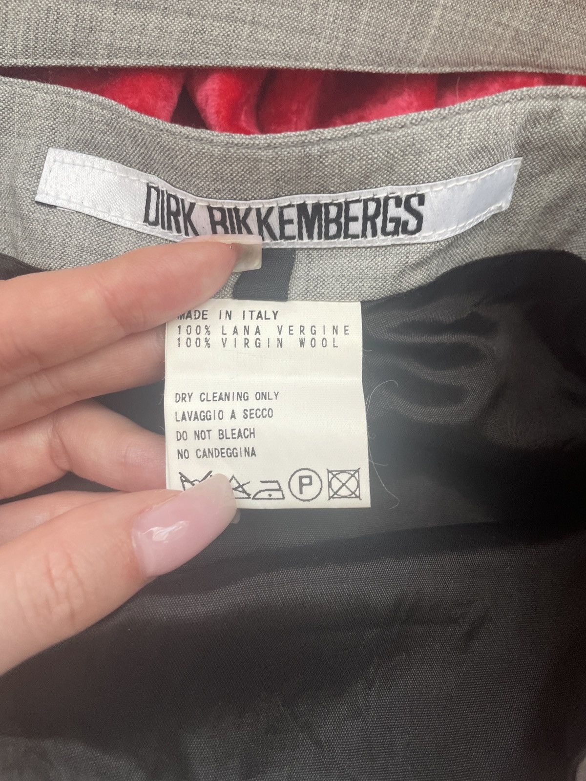 Dirk Bikkembergs 90s DIRK BIKKEMBERGS PENCIL SKIRT Size 26" / US 2 / IT 38 - 5 Thumbnail