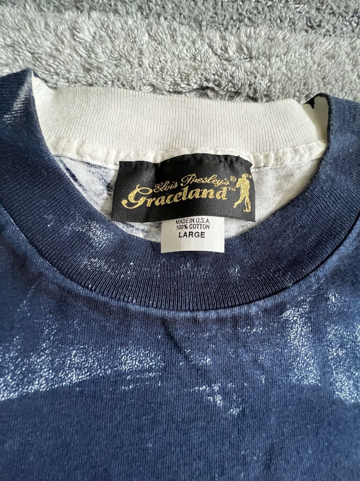 Vintage Vintage elvis Presley t shirt Size US L / EU 52-54 / 3 - 3 Thumbnail