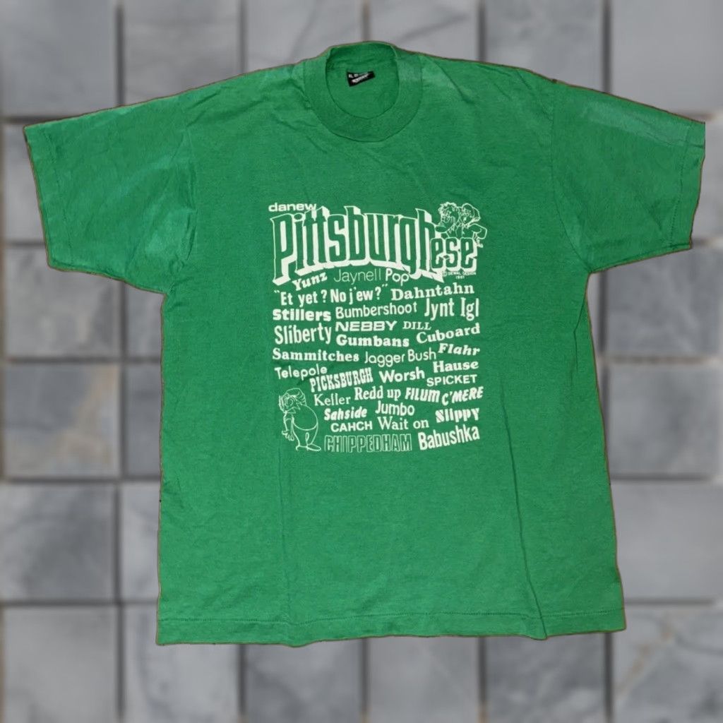 Vintage VINTAGE Screen Stars T-Shirt Green XL 21x28 Men USA Tee Regular Size Mens Size US XL / EU 56 / 4 - 1 Thumbnail