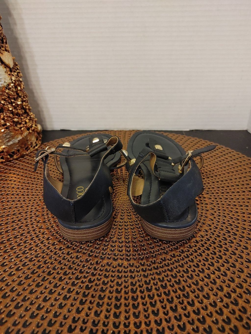 Franco Sarto Franco Sarto Leather Sandals Size 6M Size US 6 / IT 36 - 4 Thumbnail