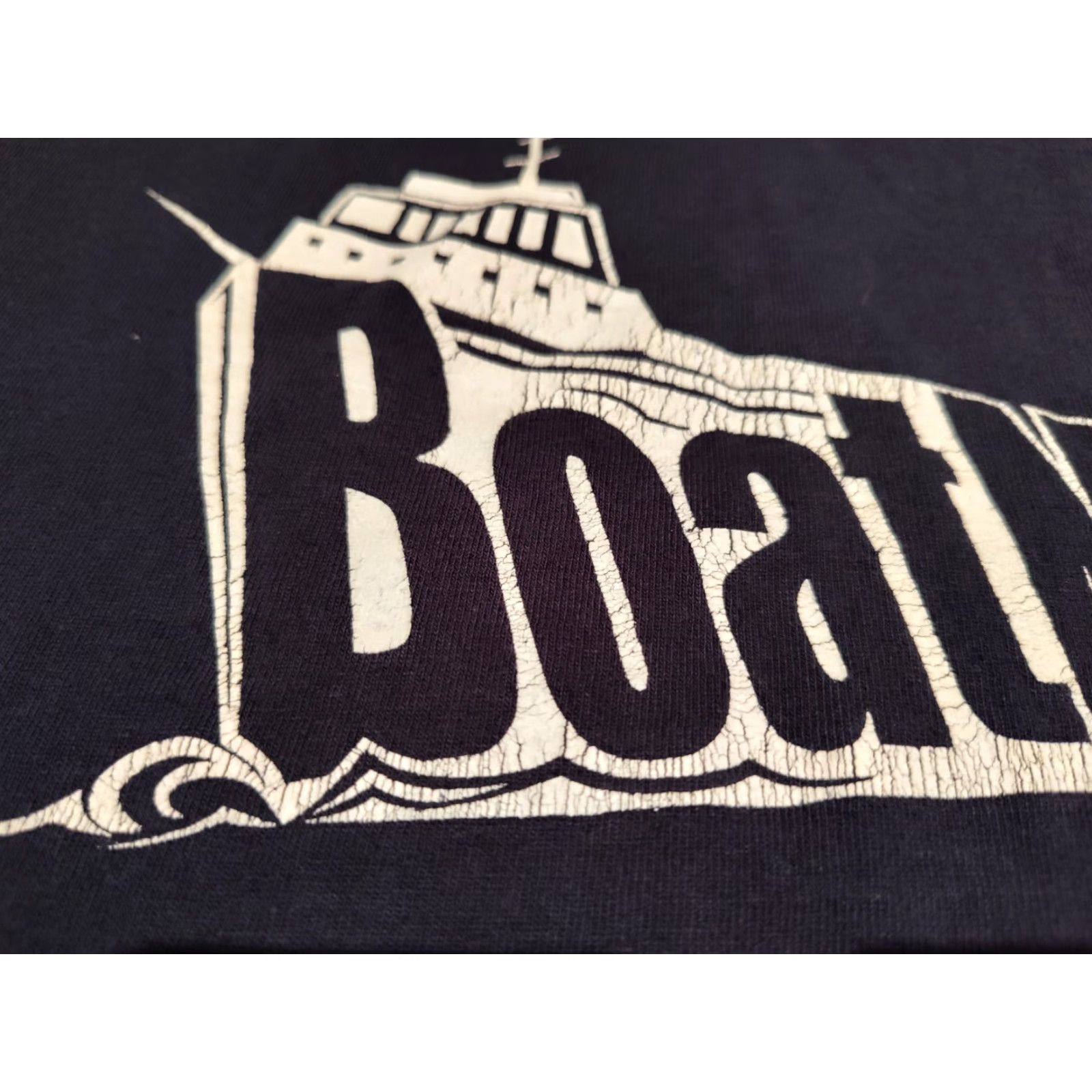 Hanes Vintage Hanes Men's Blue Crew Neck T-Shirt XL Boat Nerd Ship Graphic Casual Size US XL / EU 56 / 4 - 5 Thumbnail